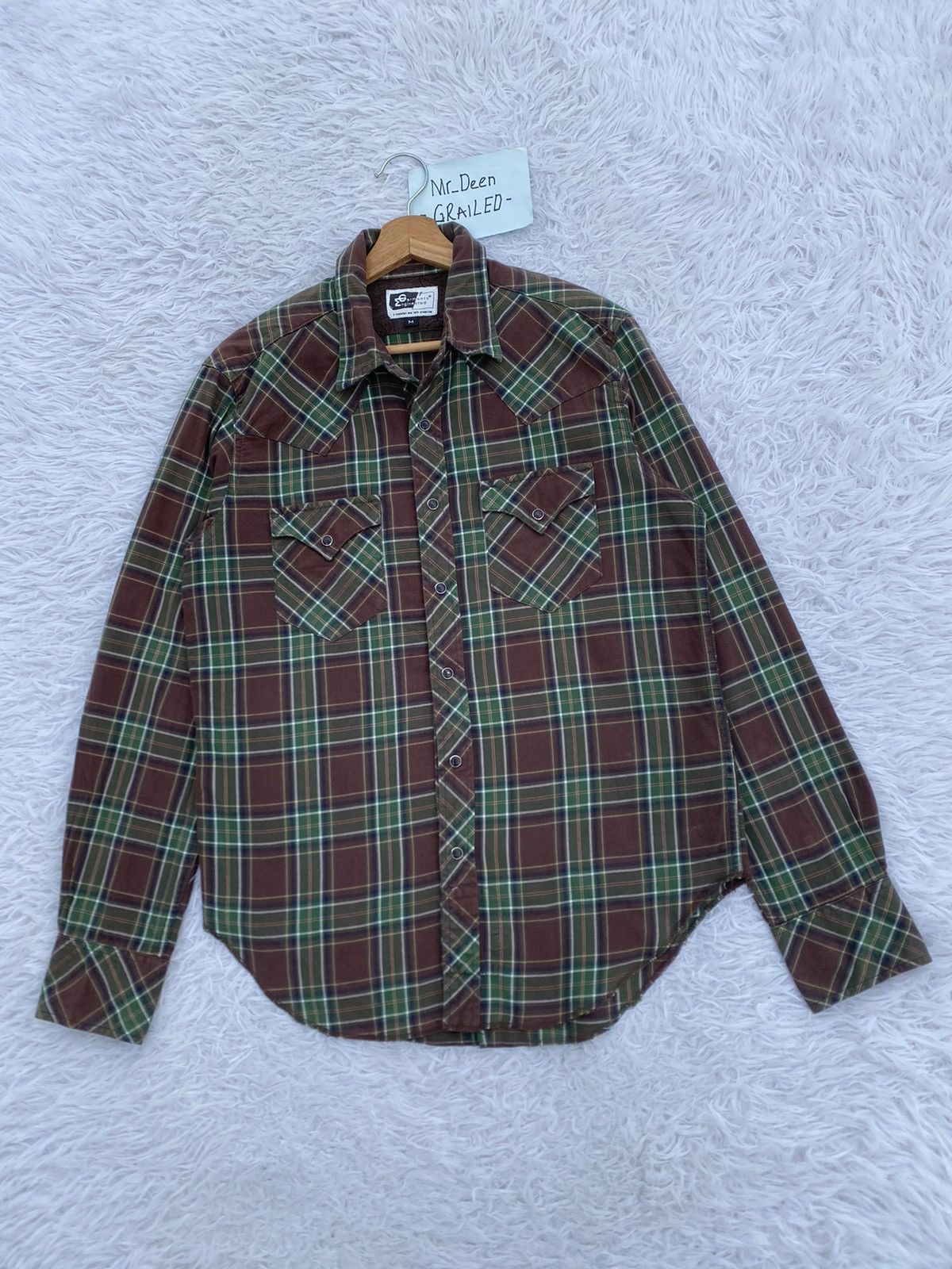 Engineered Garments Rare Engineered Garments Checkered Buttons Shirt Size US M / EU 48-50 / 2 - 3 Thumbnail