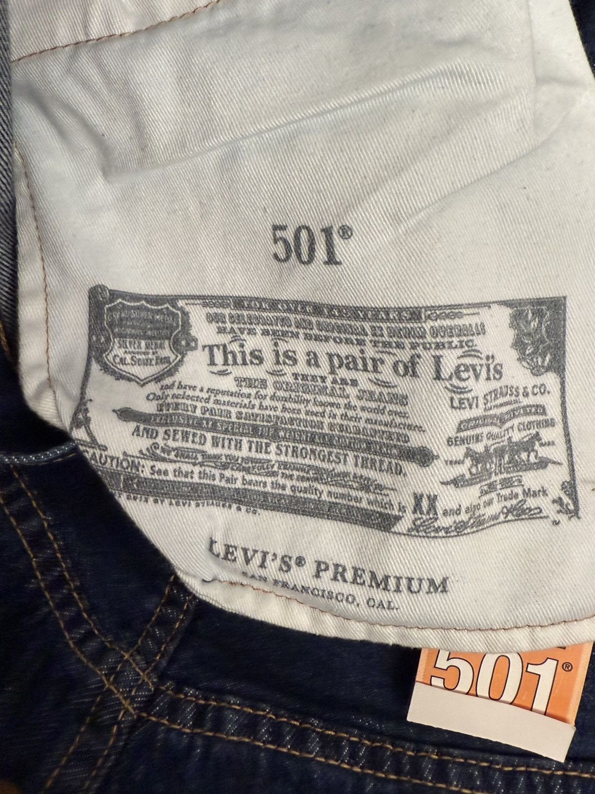 Levi's ***FINAL DROP***RARE BNWT LEVIS 501 REVERSE SELVEDGE 36x32 Size US 36 / EU 52 - 21 Thumbnail
