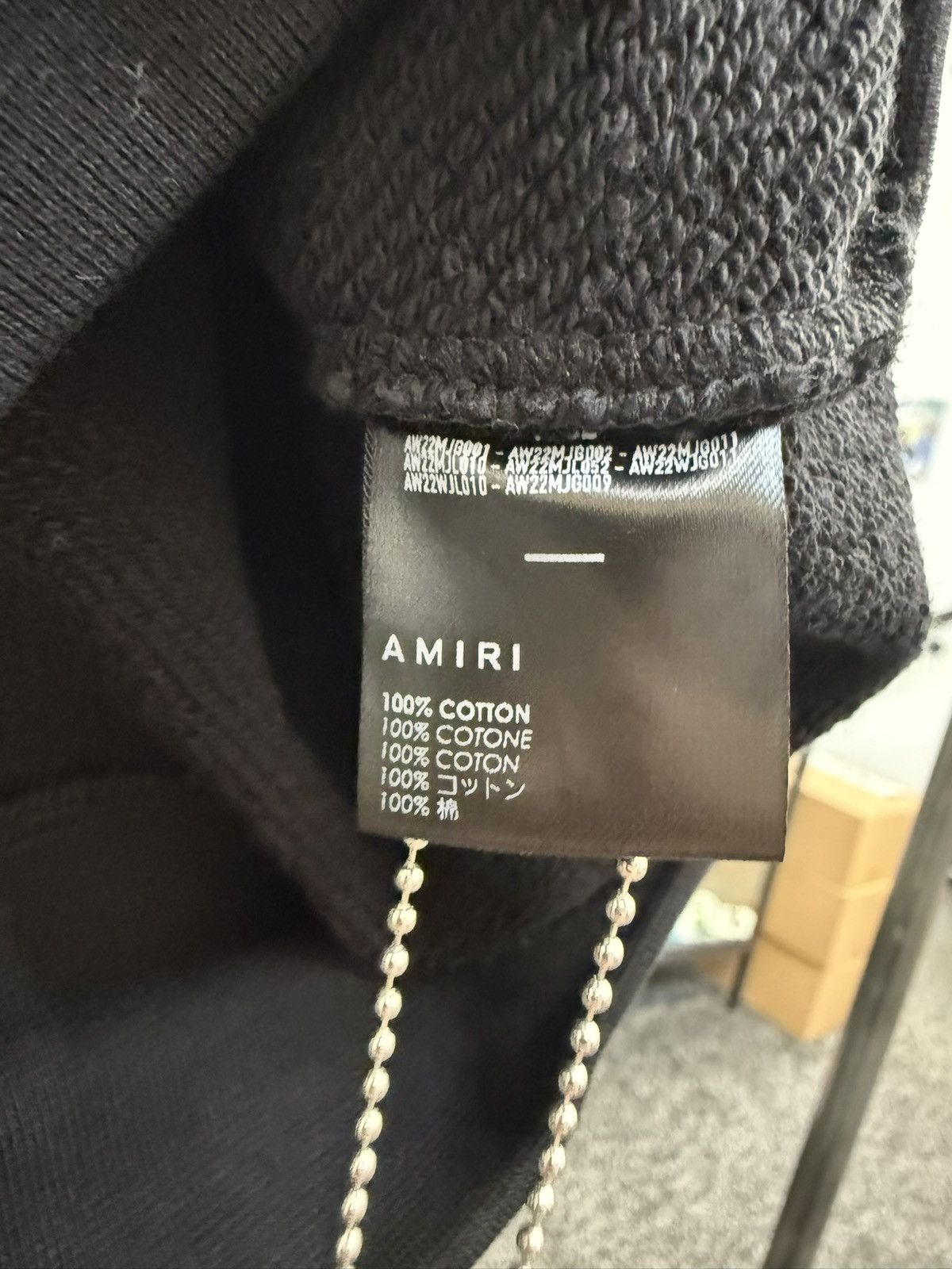 Amiri × Wes Lang Checker Skull Crewneck Sweatshirt Black Size US L / EU 52-54 / 3 - 6 Thumbnail