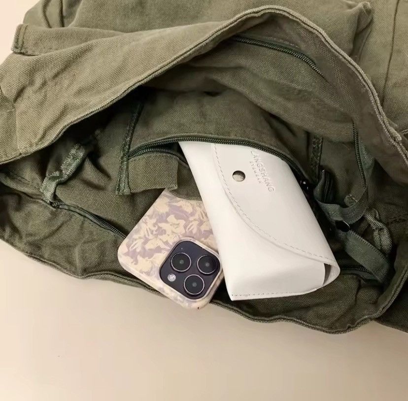Other Washed Canvas Shoulder Bag Size ONE SIZE - 6 Thumbnail