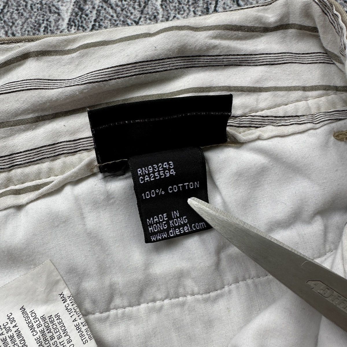 Diesel Men’s Diesel Chino Pants Beige (Made In Hong Kong) Size: 31 Size US 31 - 9 Thumbnail