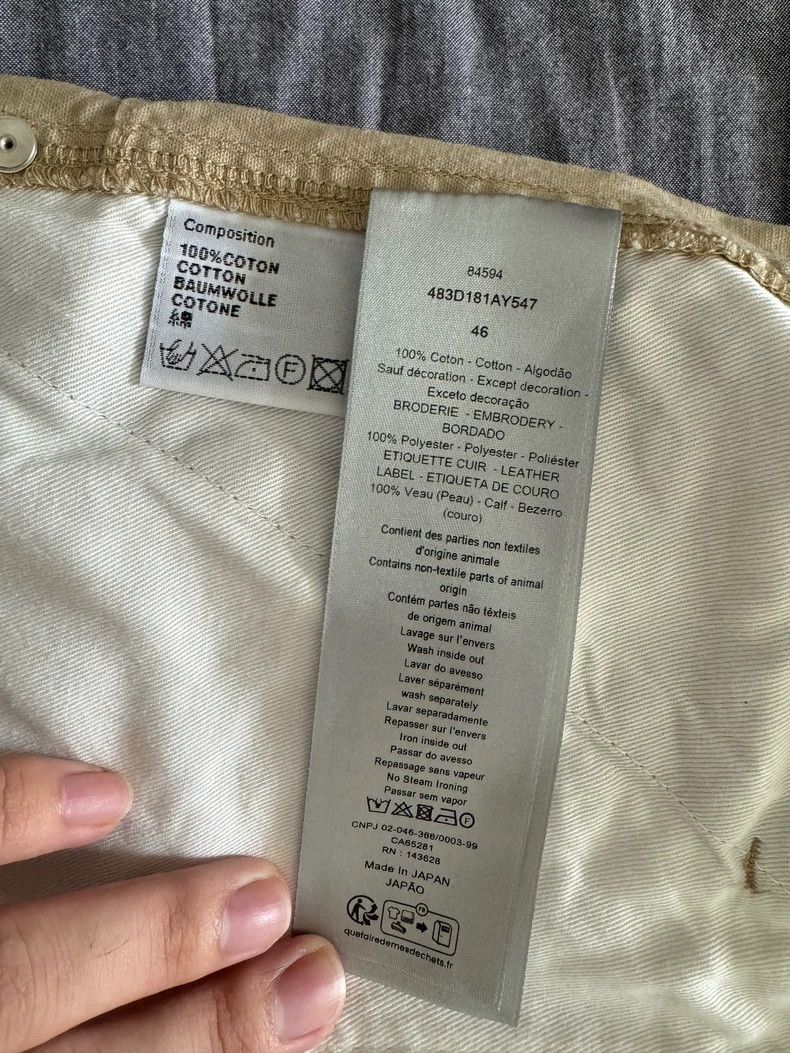 Dior Dior Belt ring workwear jeans 2502-Nextarrow Size US 30 / EU 46 - 3 Thumbnail