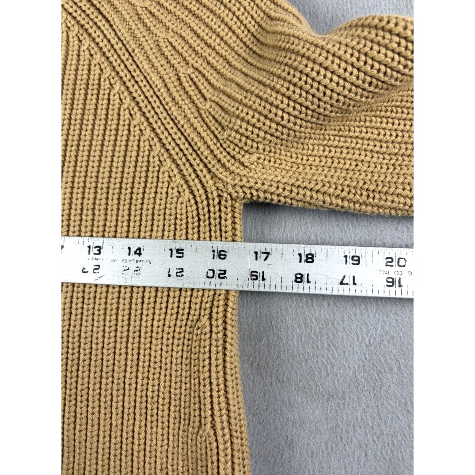 Quince Quince Sweater Womens XS Camel Crew Neck Knit Pullover Raglan Long Sleeve Organic Cotton Tight-Knit Casual Fall Winter Solid PreppyVintage No Size XS / US 0-2 / IT 36-38 - 6 Thumbnail