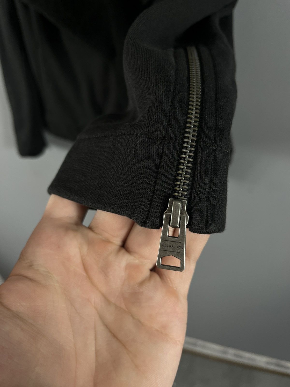 Allsaints Vintage Allsaints Charcoal Bora Jacket Size XS / US 0-2 / IT 36-38 - 4 Thumbnail