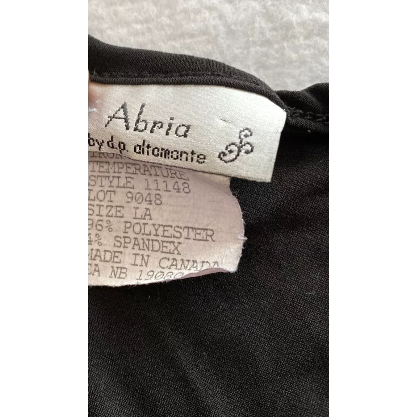 Vintage Abria Sleeveless Dress Black Midi L Women V-Neck Strappy Sleeve Pullover Elastic Waist Casual / 18-33 Regular Size L / US 10 / IT 46 - 3 Thumbnail