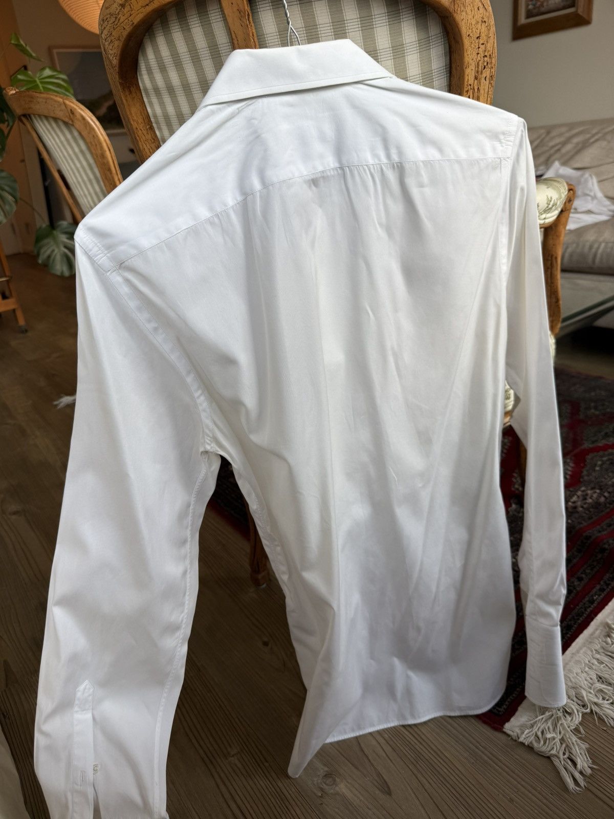 Burberry Burberry London White Button-Down Shirt – Slim Fit, Medium Size US M / EU 48-50 / 2 - 2 Thumbnail