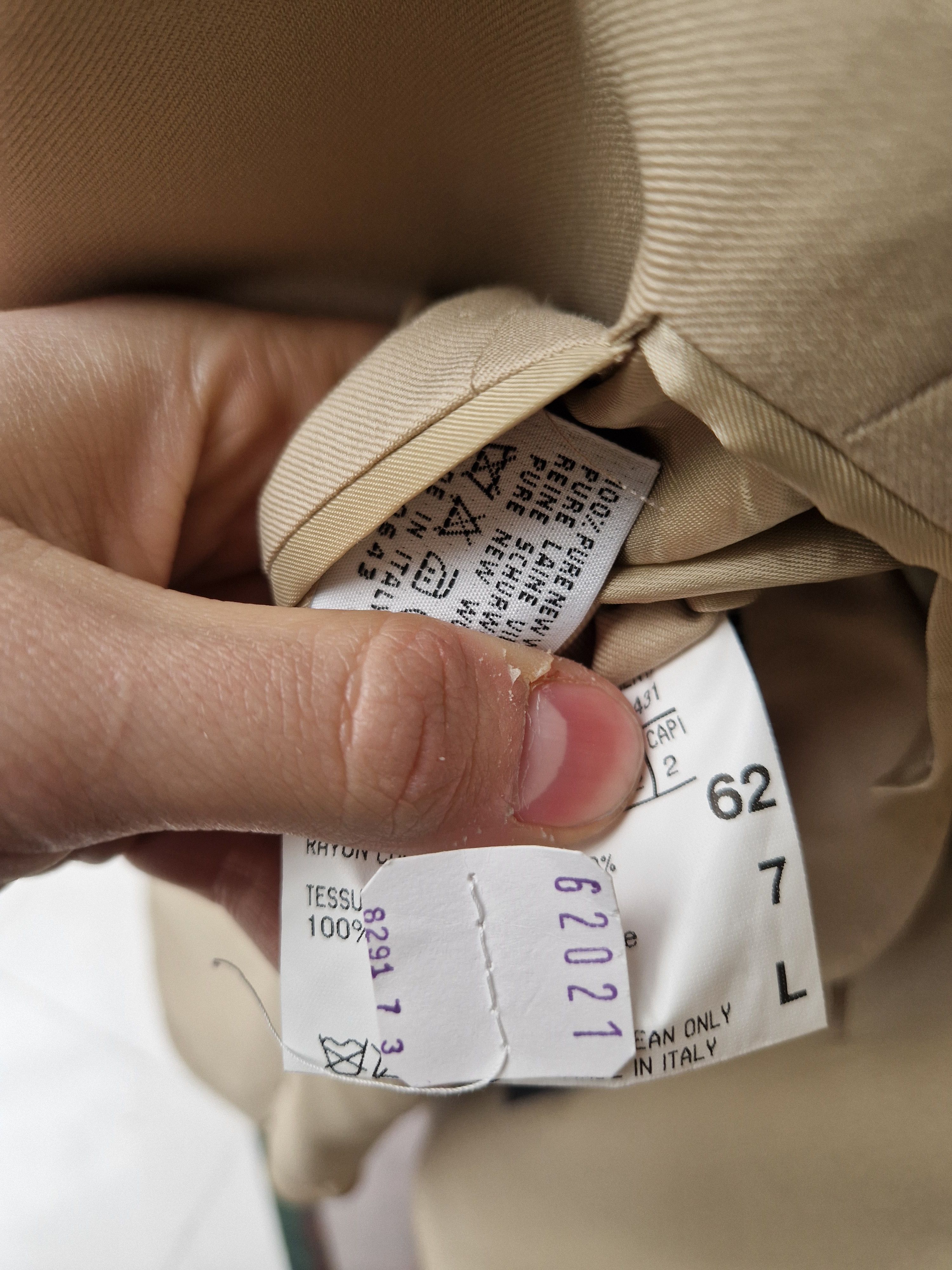 Canali Canali suit super 130's 62L Size 54L - 3 Thumbnail