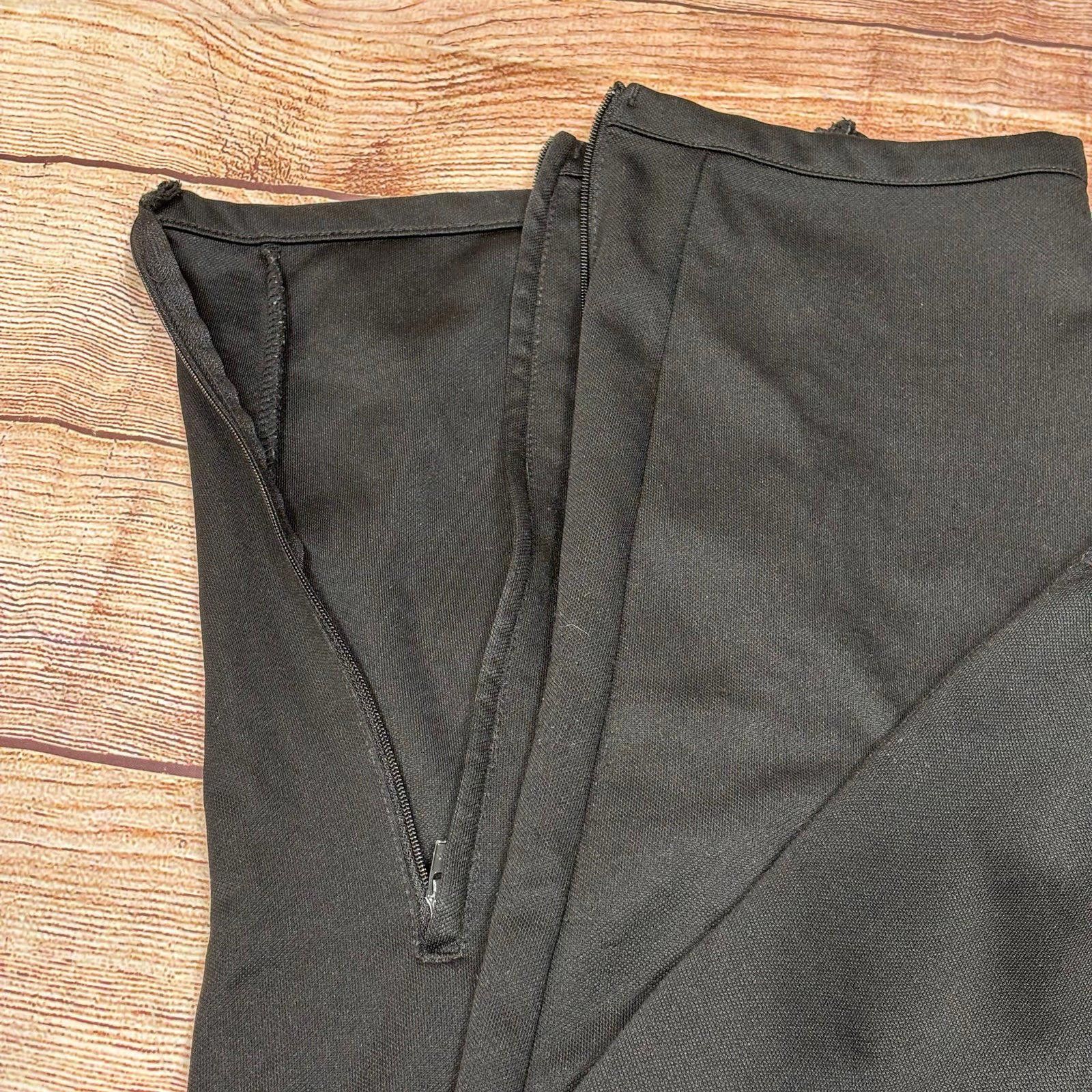 Adidas Adidas Black Track Pants with Zippered Pockets Size Medium Size 32" / US 10 / IT 46 - 3 Thumbnail