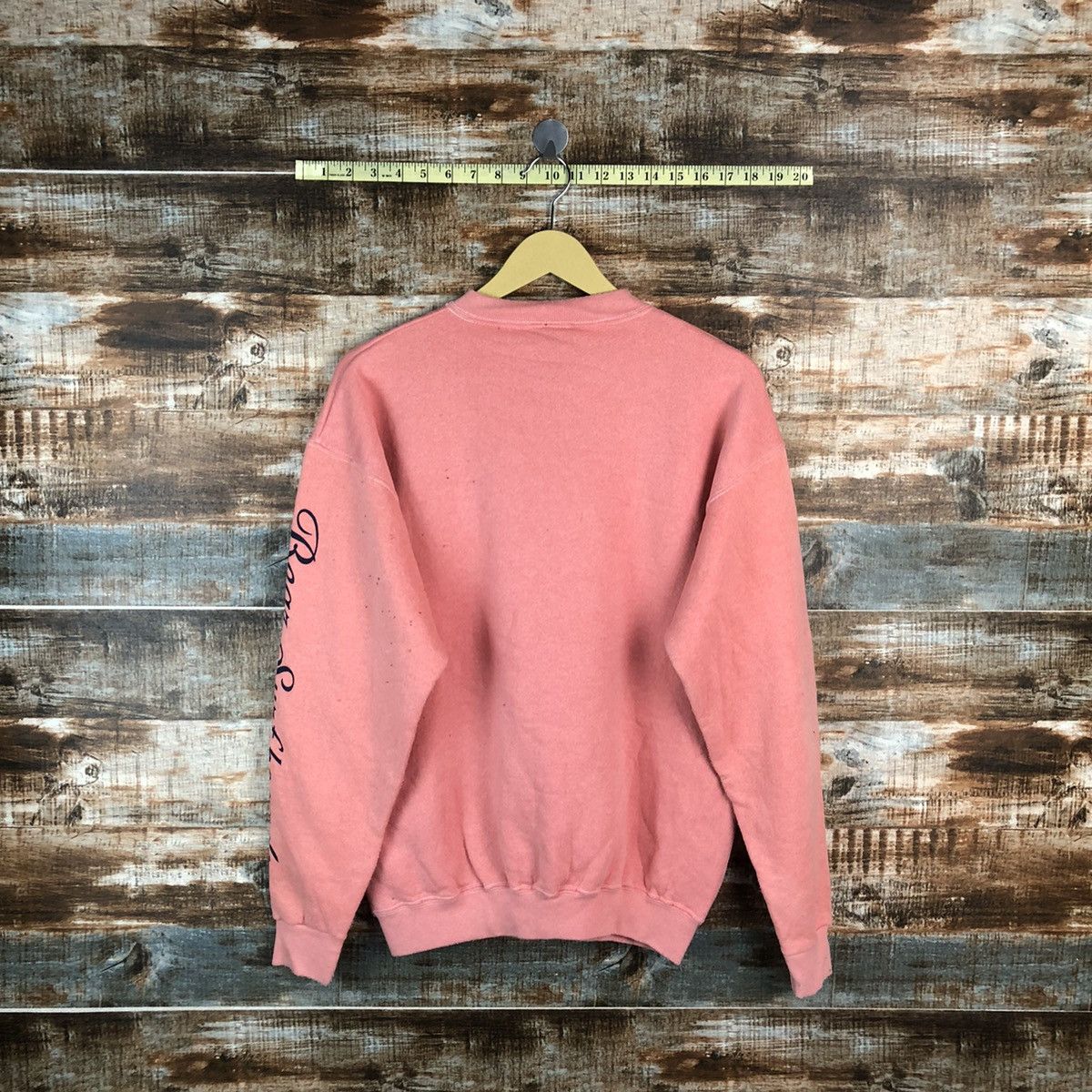 Japanese Brand × Vintage Vintage Sweatshirt Bear Surf Boards Pink #978 Size US M / EU 48-50 / 2 - 13 Thumbnail