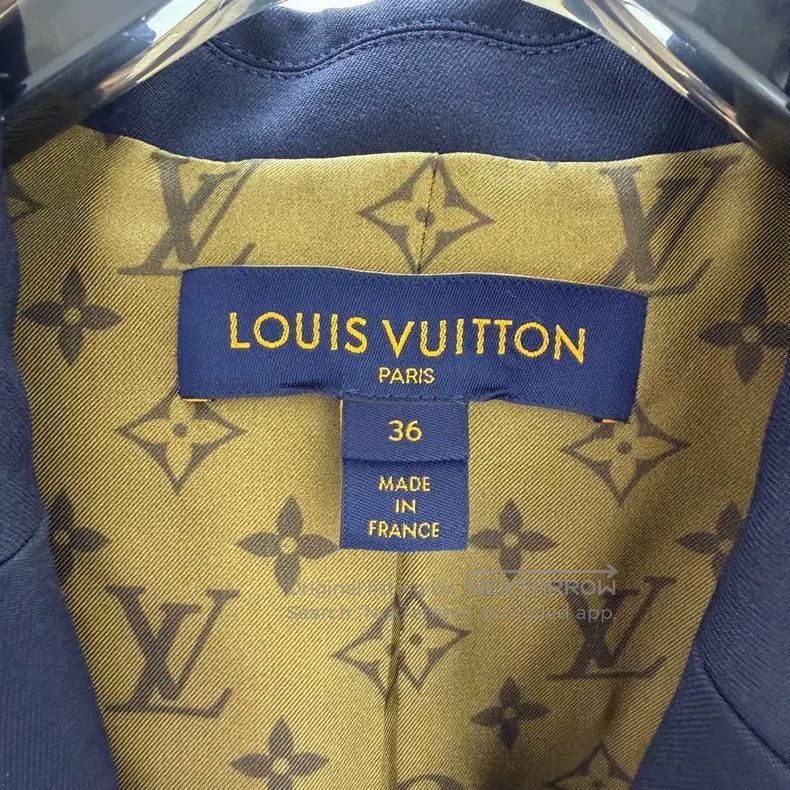 Louis Vuitton Louis Vuitton Navy Blue Waist Anchor blazer Size XS / US 0-2 / IT 36-38 - 3 Thumbnail