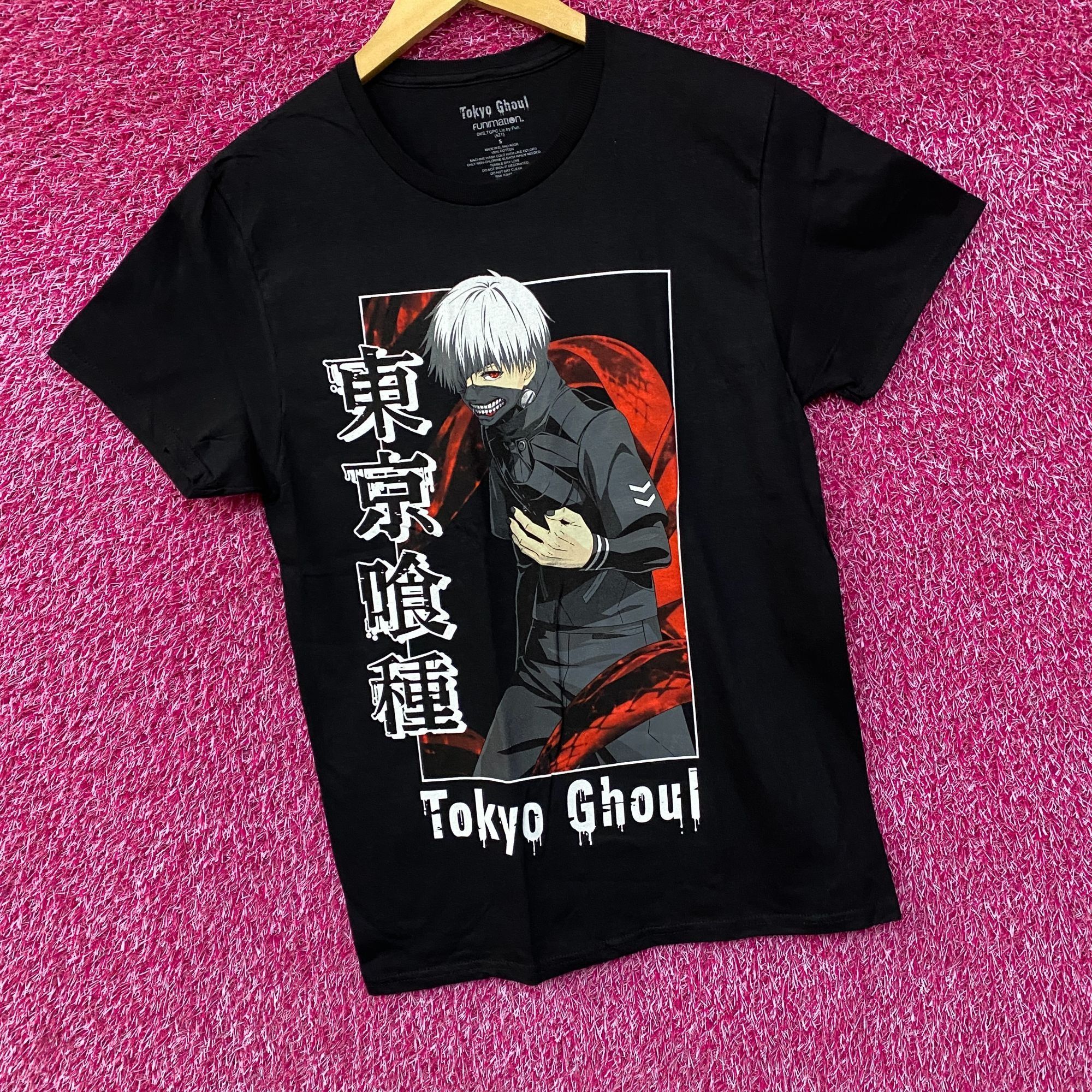 Anime Tokyo Ghoul Ken Kaneki Eyepatch Centipede Ghoul Anime T-Shir Size US S / EU 44-46 / 1 - 3 Thumbnail