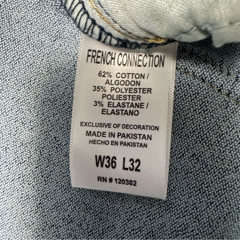 French Connection NWT New French Connection Straight Fit Jeans Size 36 x 32 Size US 36 / EU 52 - 7 Thumbnail