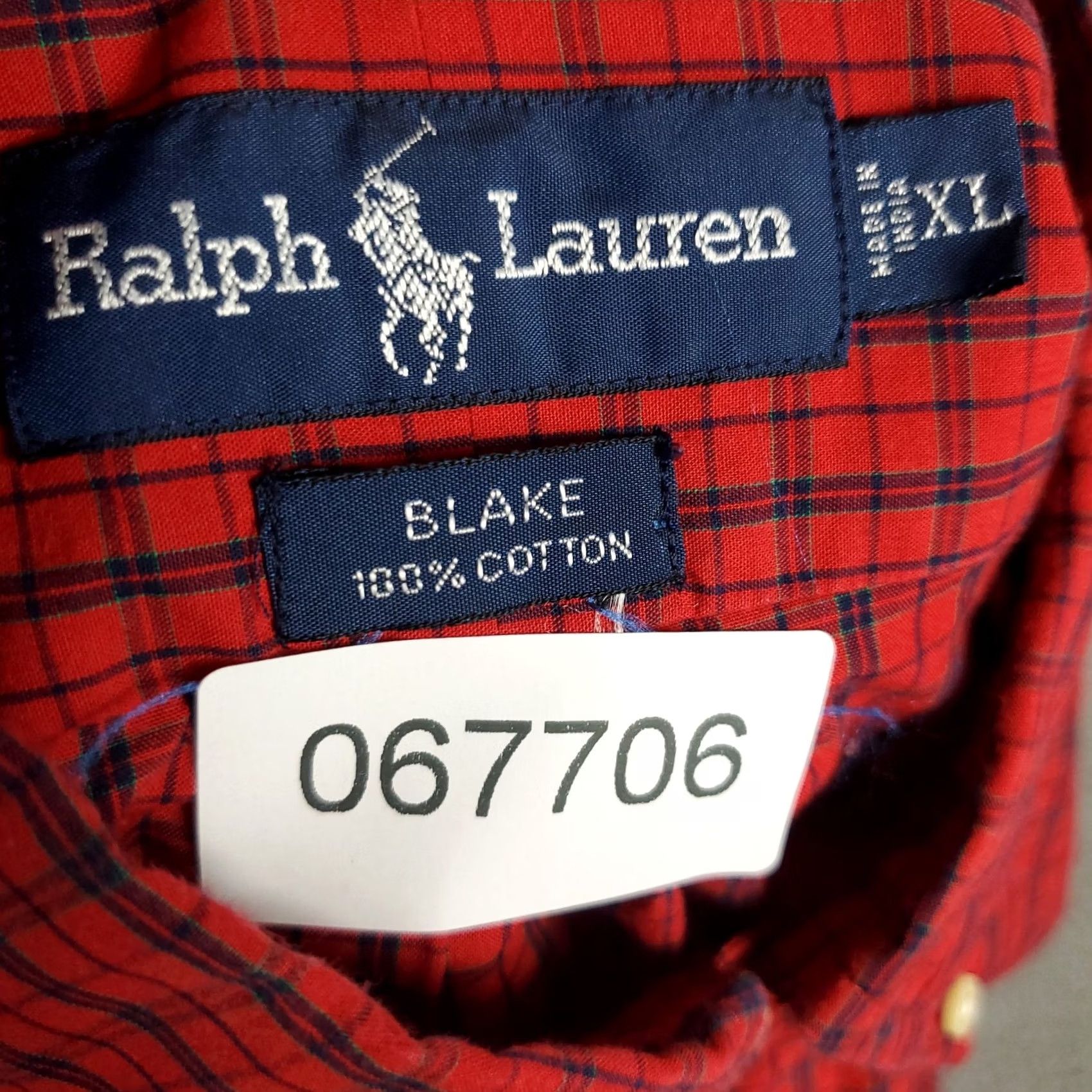 Ralph Lauren Ralph Lauren Shirt Mens XL Red Plaid Button-Up Long Sleeve Classic Preppy American Casual Shirt Size US XL / EU 56 / 4 - 8 Thumbnail