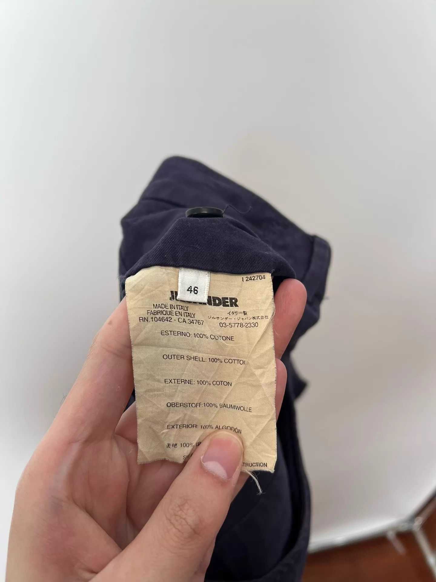Jil Sander JIL SANDER 00s Purple Washed Straight Leg Pants Size US 30 / EU 46 - 7 Thumbnail