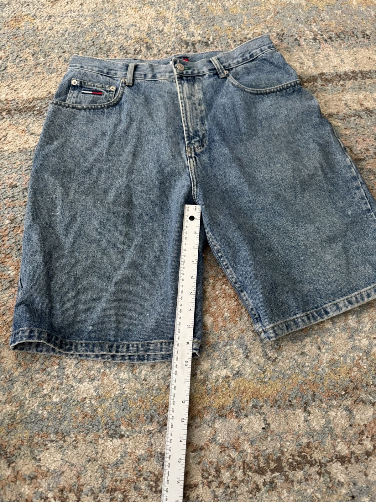 Tommy Hilfiger Tommy Hilfiger Relaxed Carpenter Denim Jean Shorts 34 Baggy Size US 34 / EU 50 - 7 Thumbnail