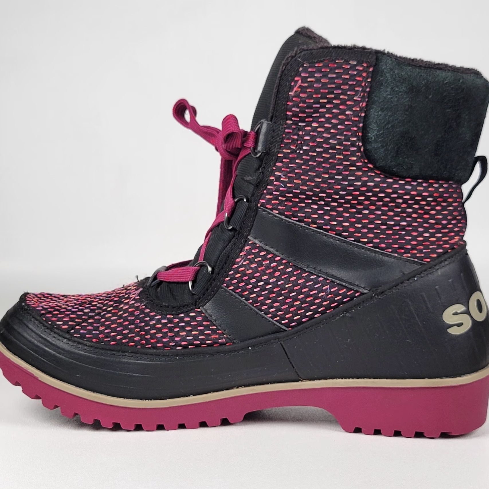 SOREL Sorel Tivoli II Women's Snow Boots Purple Fleece Lined Winter Size 10 Boots Womens Snow Boot Purple Fleece Lined Winter 10 US Size 10 UK 8 EU 41-41 Size M / US 6-8 / IT 42-44 - 4 Thumbnail
