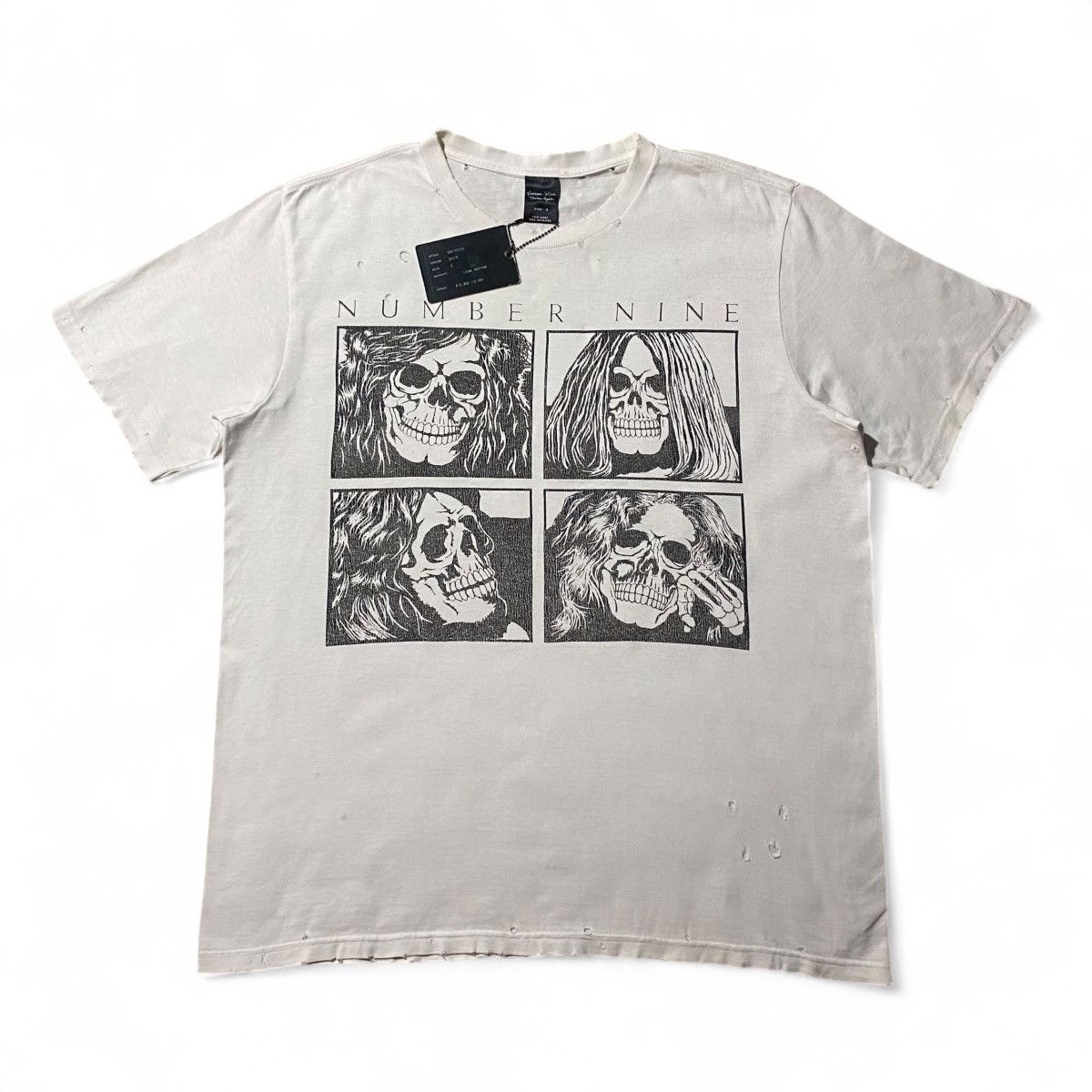 NUMBER NINE Led Zeppelin モチーフT archive Rare Number nine T Shirts Led Zeppelin NIGHT CRAWLER Travis