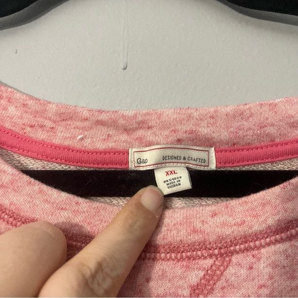 Gap Gap heather pink Crewneck Sweatshirt size xxl Size XXL / US 16-18 / IT 52-54 - 3 Thumbnail