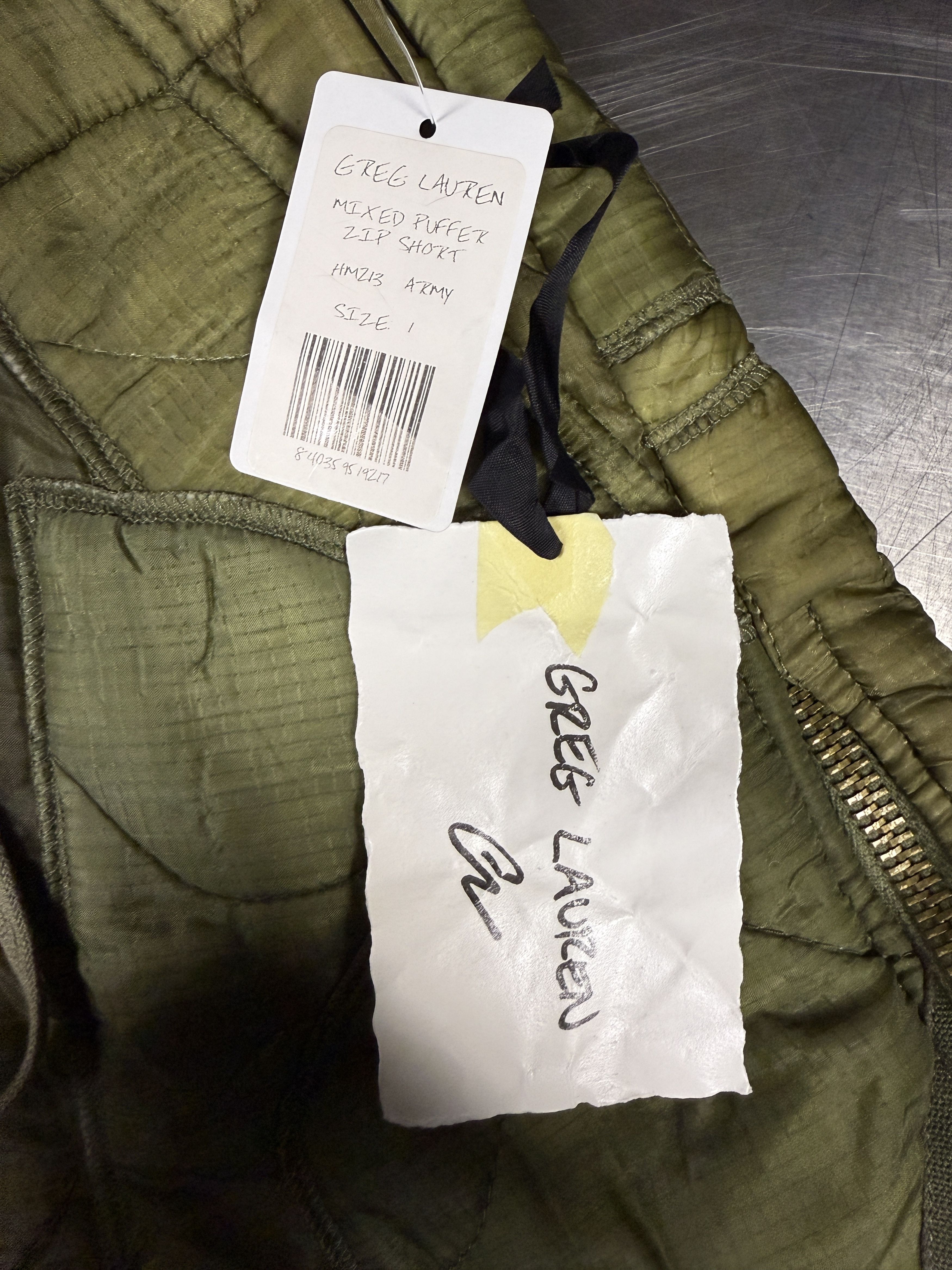 Greg Lauren $1525 Greg Lauren Mixed Puffer Zip Short Size US 28 / EU 44 - 9 Thumbnail