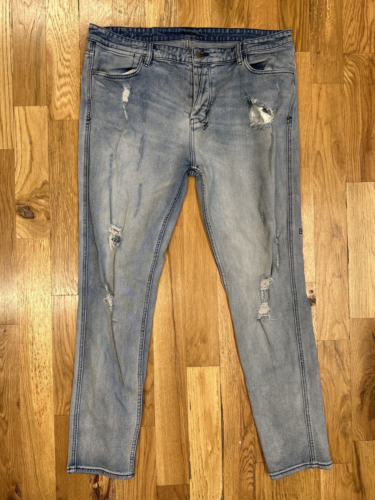 Ksubi Ksubi Small Distress Blue Denim Jeans Size 40 Size US 40 / EU 56 - 1 Thumbnail