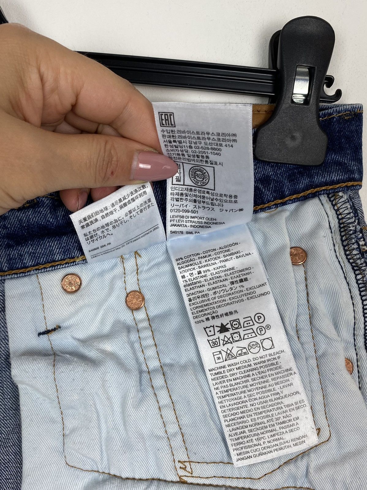 Levi's Levi’s Premium 502 W31 L30 Big E Denim Jeans Blue Size US 31 - 12 Thumbnail