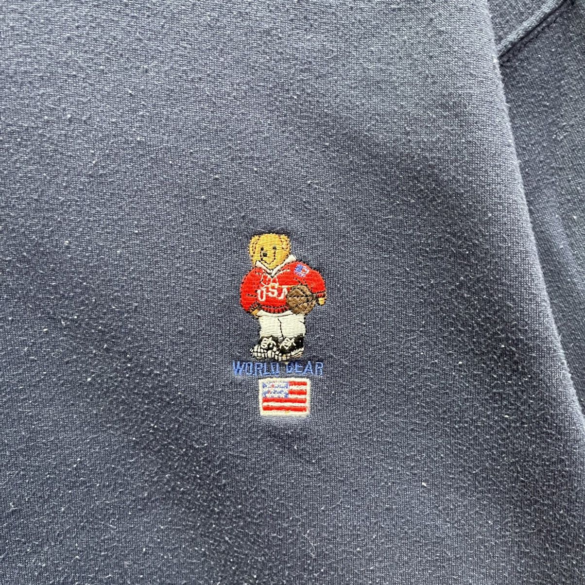 Vintage Vintage World Bear Embroidered Crewneck Sweatshirt Size US M / EU 48-50 / 2 - 3 Thumbnail
