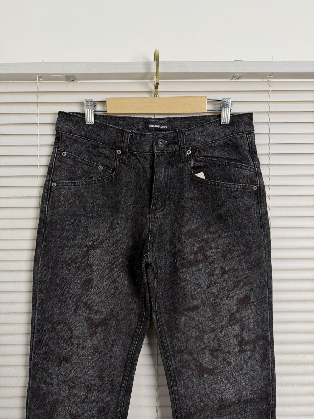 semanticdesign semantic design patterned denim pants Size US 30 / EU 46 - 3 Thumbnail