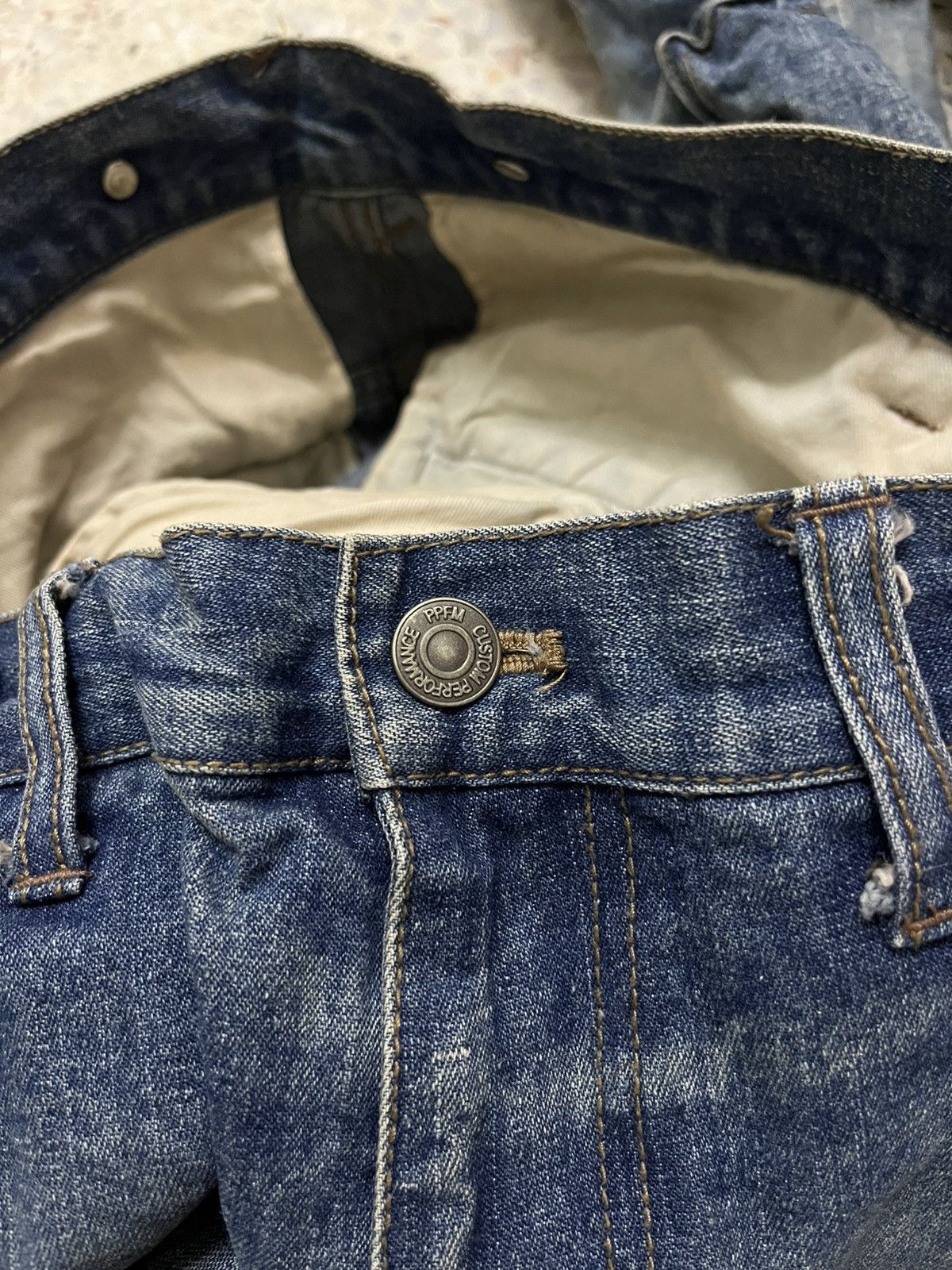 PPFM Japanese brand baggy PPFM Style Cargo Multipocket Denim Size US 31 - 4 Thumbnail