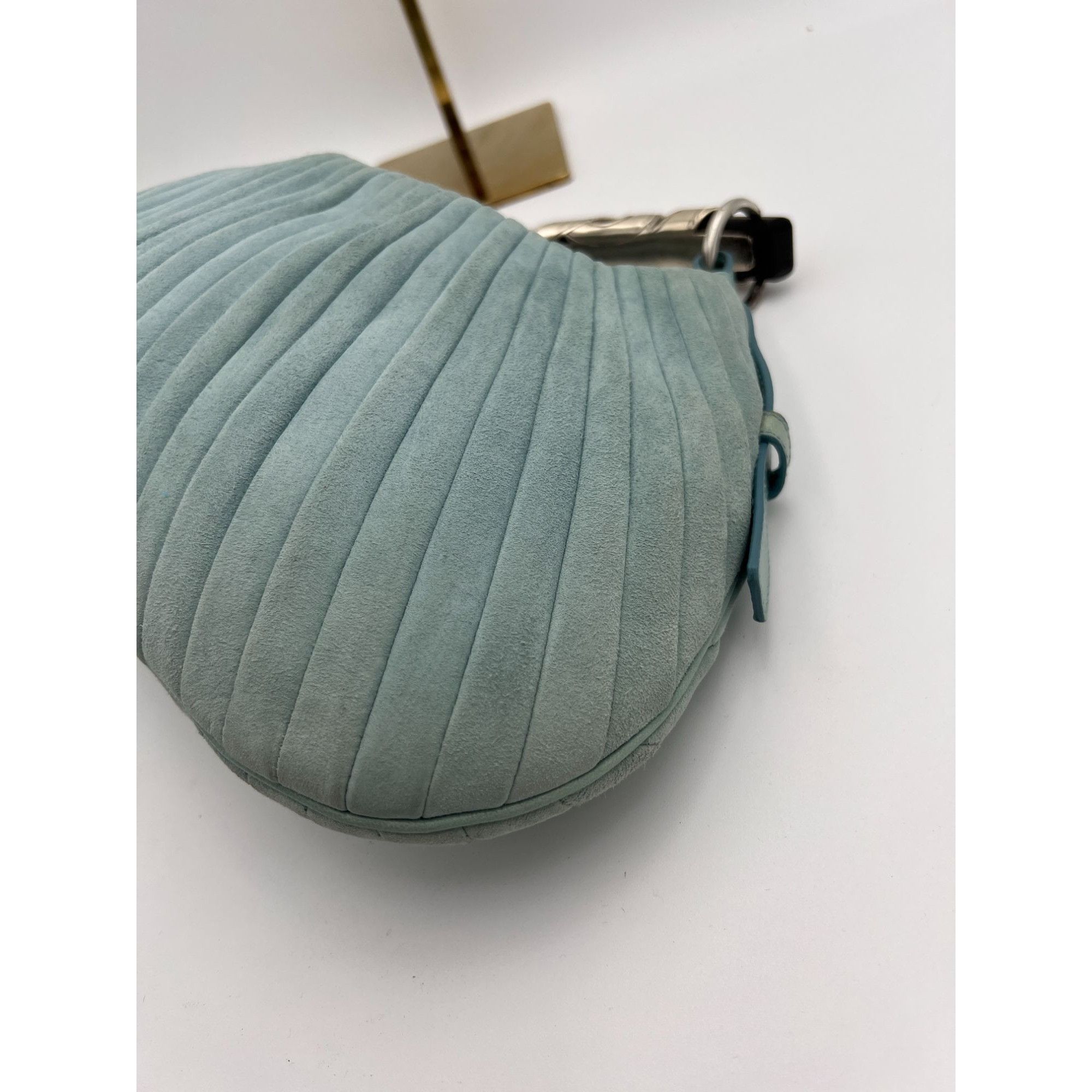 Yves Saint Laurent リブゴーシュ モンバサ ブルースエード 私の愛用品 (6) YSL rive gaucheの銘品鞄Mombasa | Navy Circle