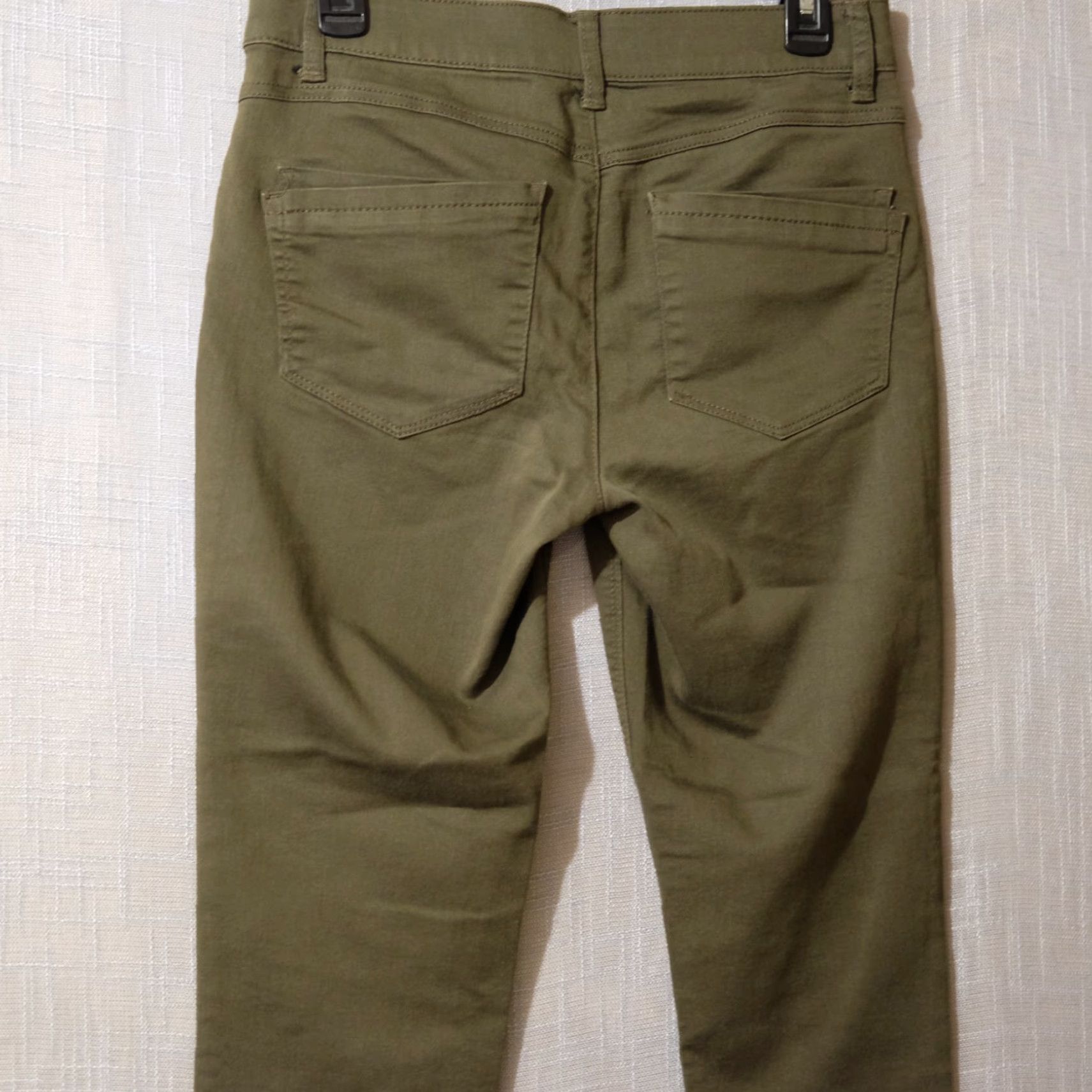Vintage Democracy Green Jeans Slim Fit Womens 6 Denim Stretch Faux Zip Pockets 4-Pockets Skinny Mid Rise Size 30" / US 8 / IT 44 - 6 Thumbnail