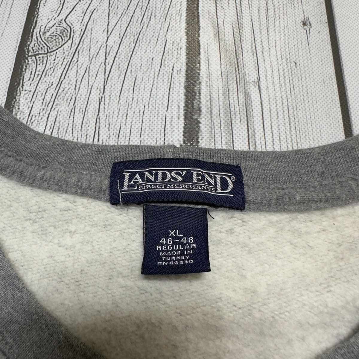 Lands' End × Vintage Vintage Lands End sweatshirt Size US XL / EU 56 / 4 - 4 Thumbnail