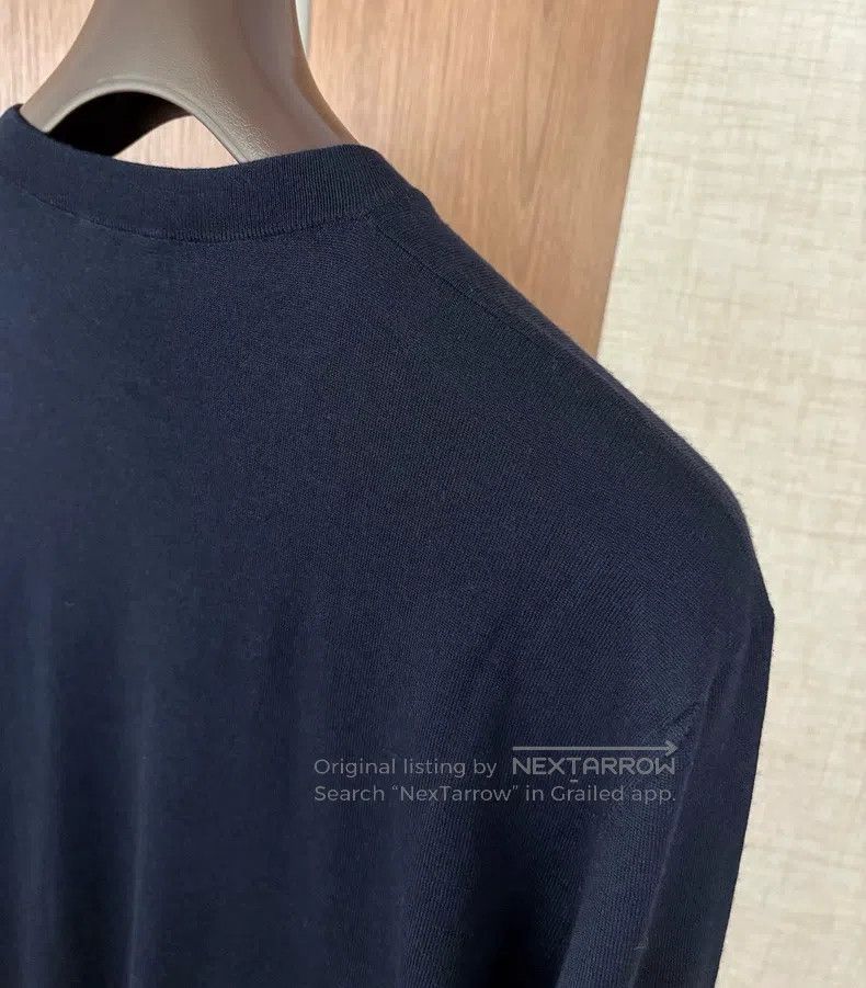 Hermes Hermes Autumn and Winter Men's Knit Shirt Size US L / EU 52-54 / 3 - 8 Thumbnail
