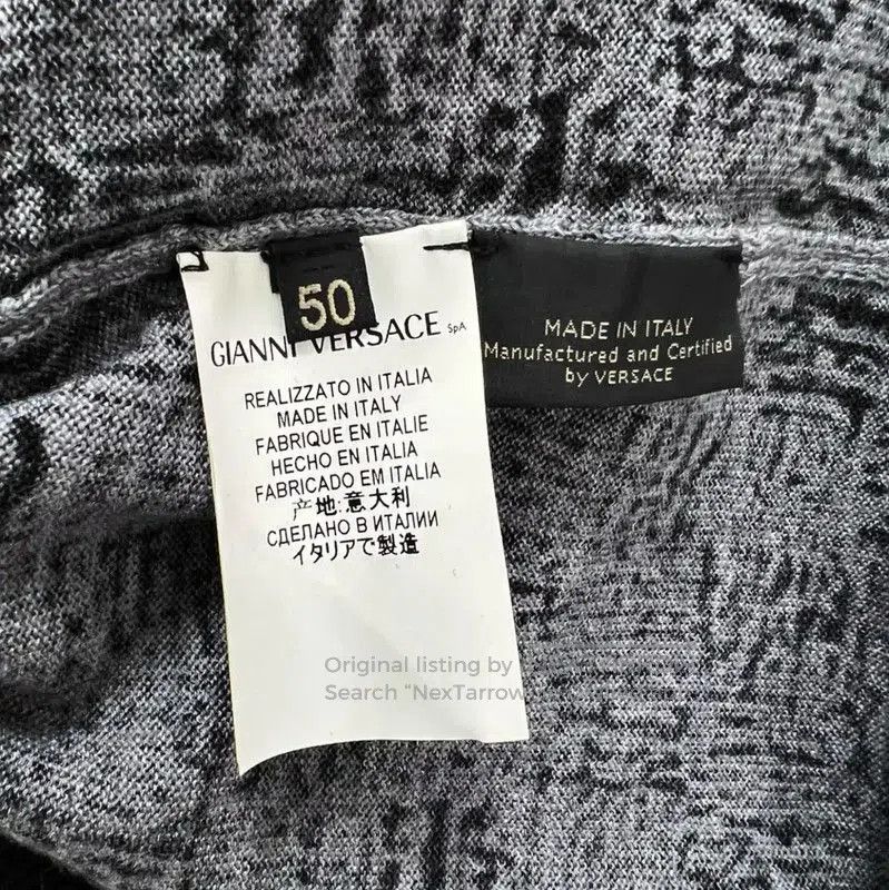 Versace Versace Multicolor Wool Pullover Sweater for Men . Size US M / EU 48-50 / 2 - 5 Thumbnail