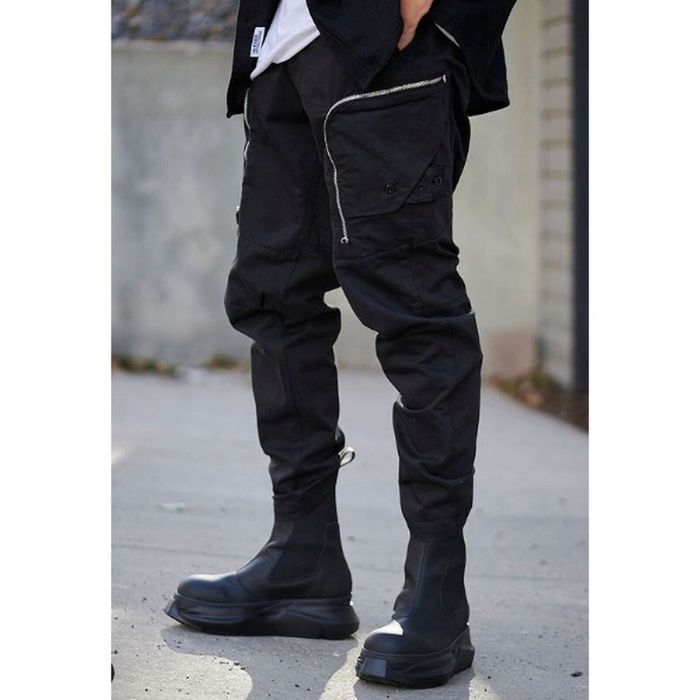 Rick Owens Rick Owens DRKSHDW Abstract Beatle Boots 41 8 Black ...