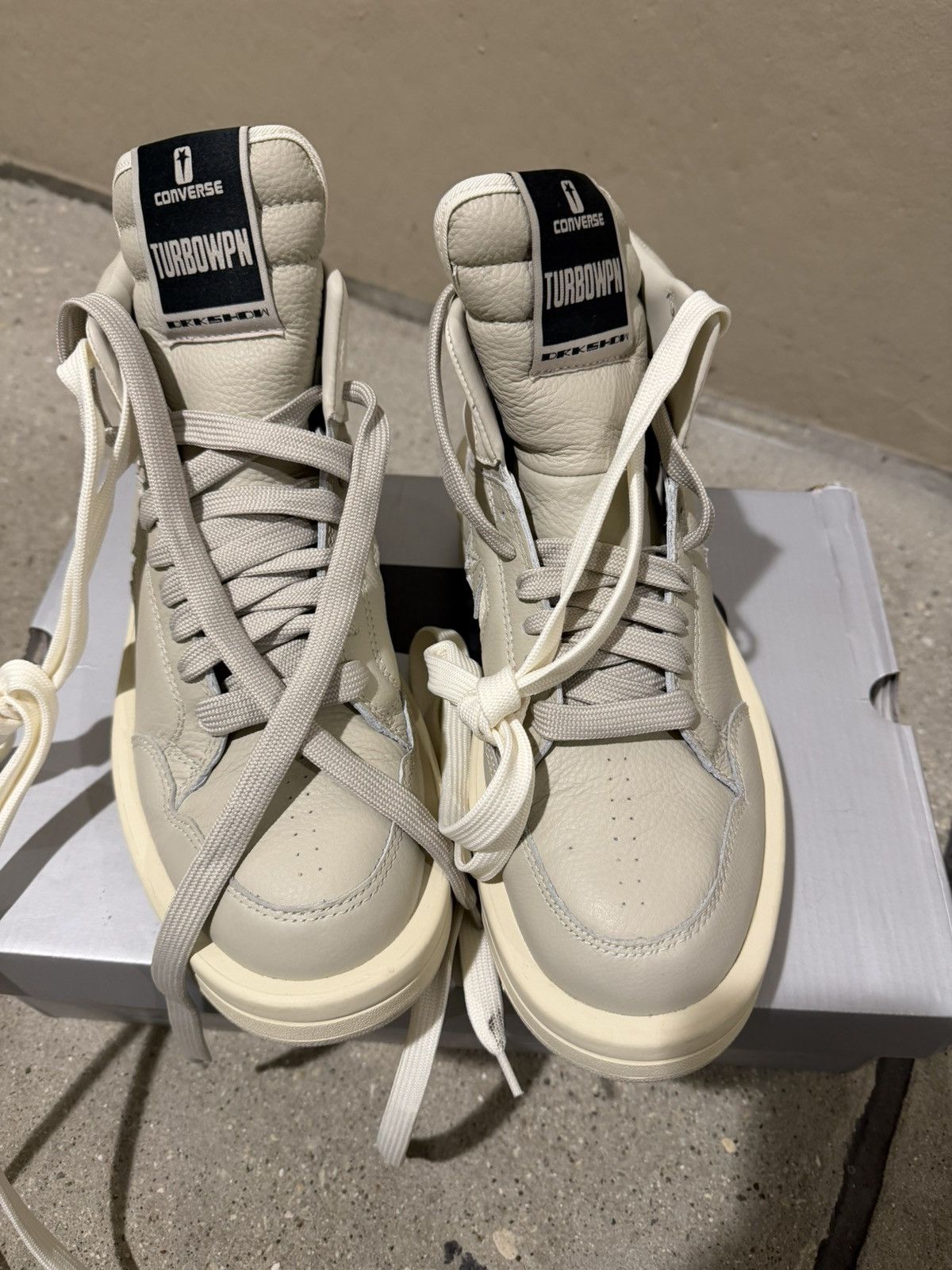 Converse × Rick Owens Drkshdw Rick Owens Turbowpn Mid Size US 8.5 / EU 41-42 - 1 Thumbnail