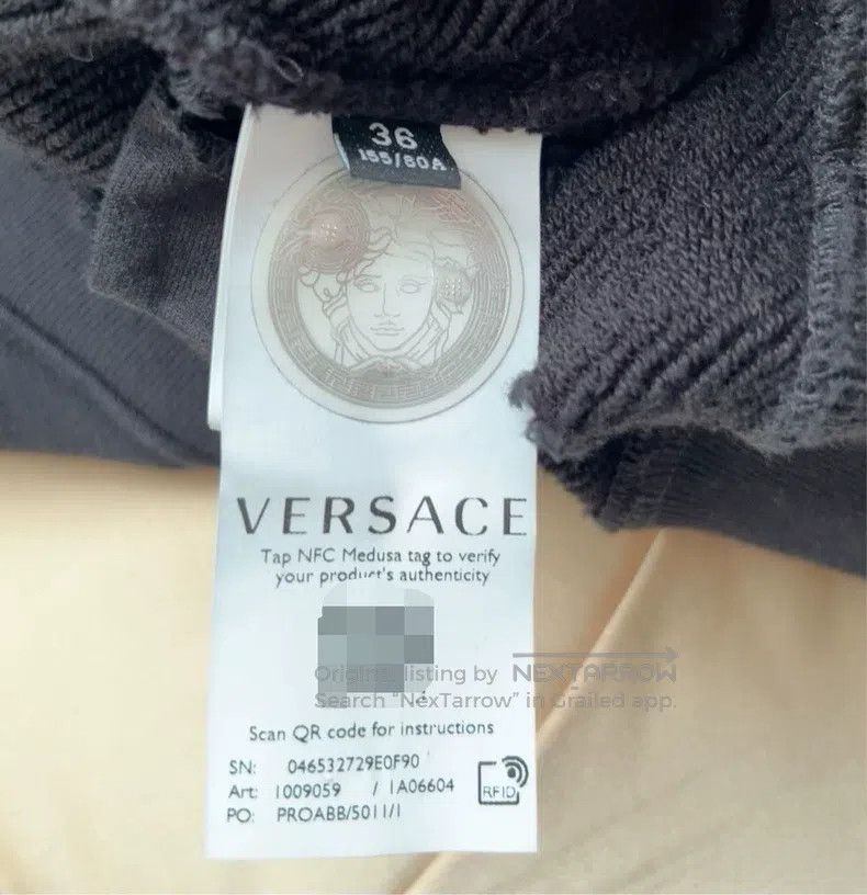 Versace Versace Hollow sweatshirt Size S / US 4 / IT 40 - 4 Thumbnail