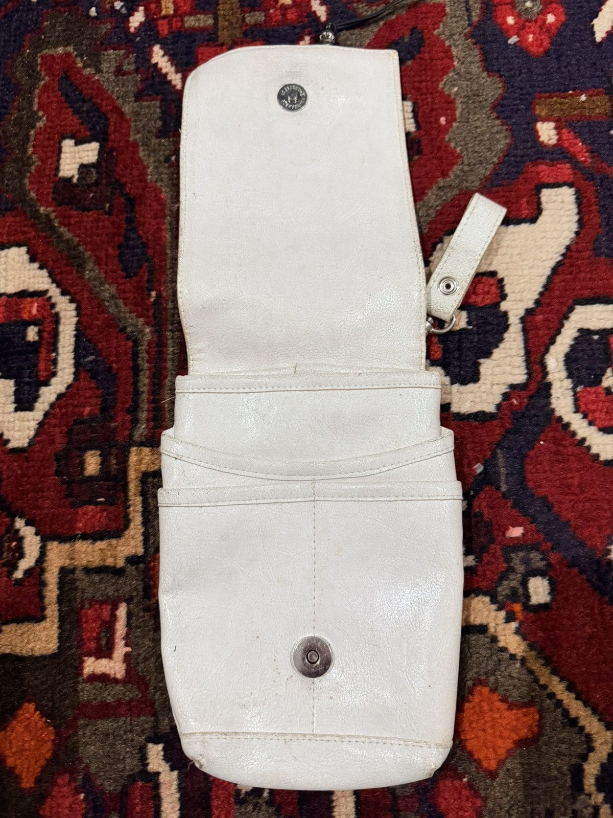 Vintage Vintage Style Leather Belt Pouch Medieval Tribal Utility Bag Size ONE SIZE - 5 Thumbnail