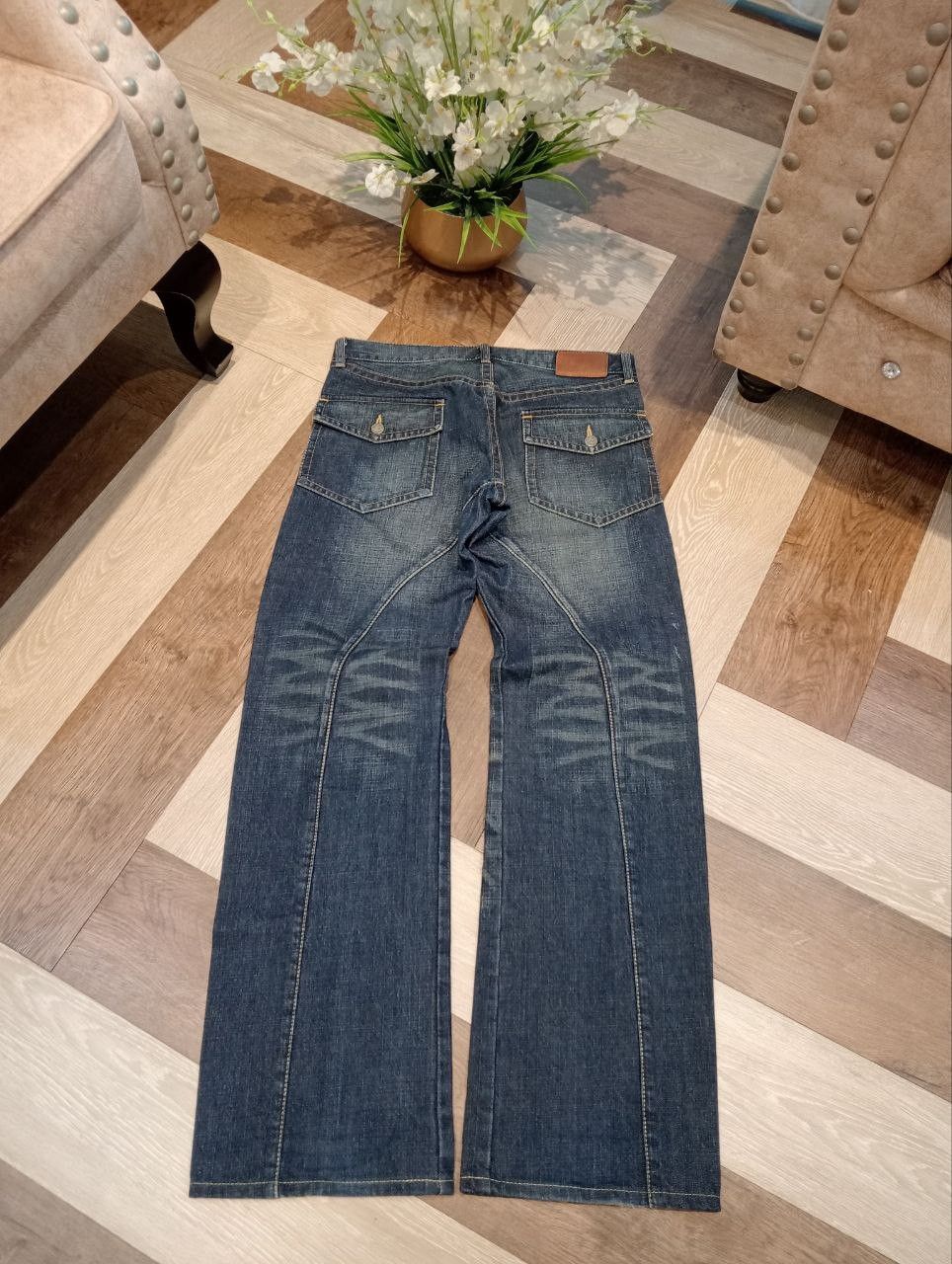 Takeo Kikuchi TAKEO KIKUCHI JAPAN BLUE DENIM BAGGY PANTS Size US 32 / EU 48 - 10 Thumbnail