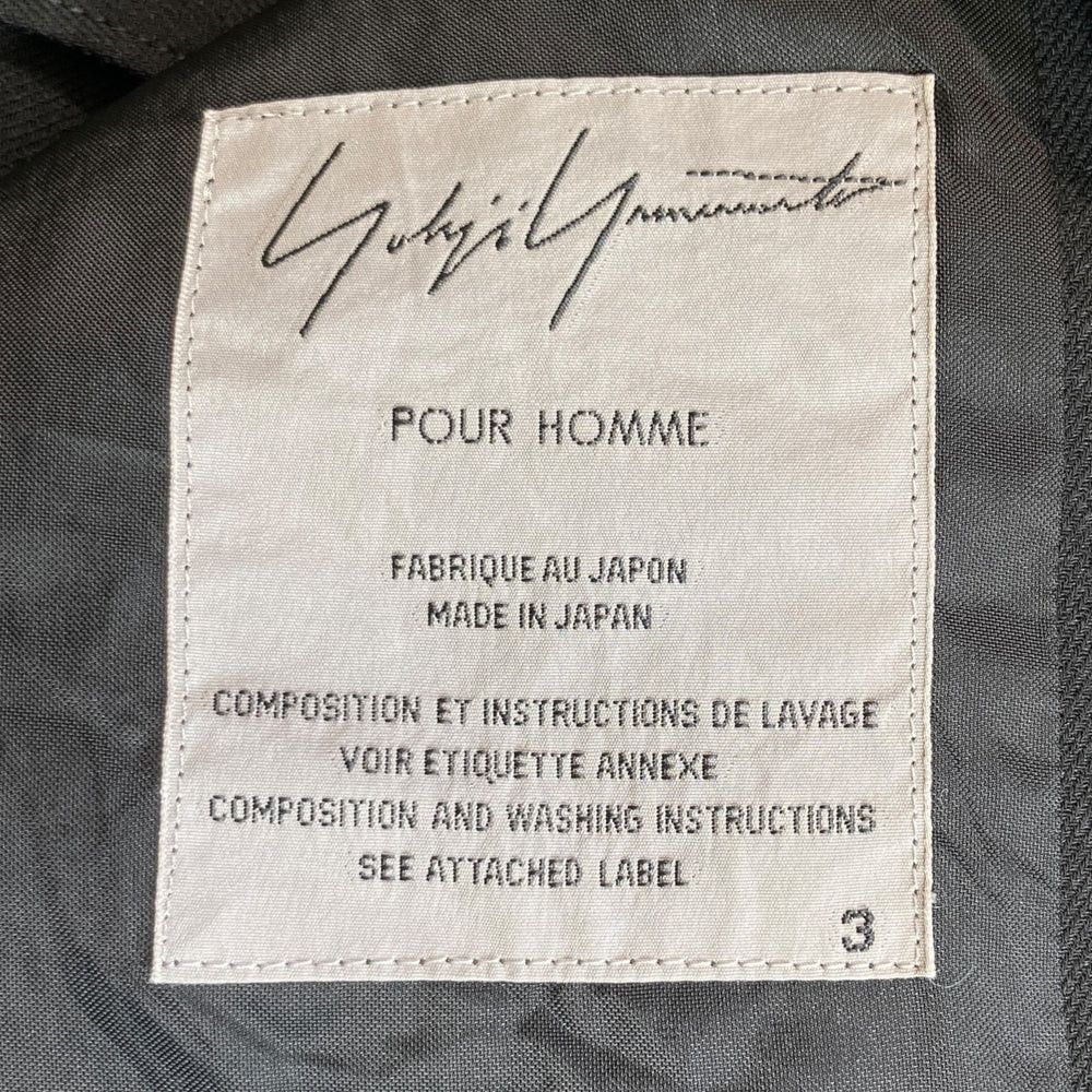 Yohji Yamamoto Yohji Yamamoto pour homme/HT-J15-103 Tailored Jacket Size US L / EU 52-54 / 3 - 6 Thumbnail