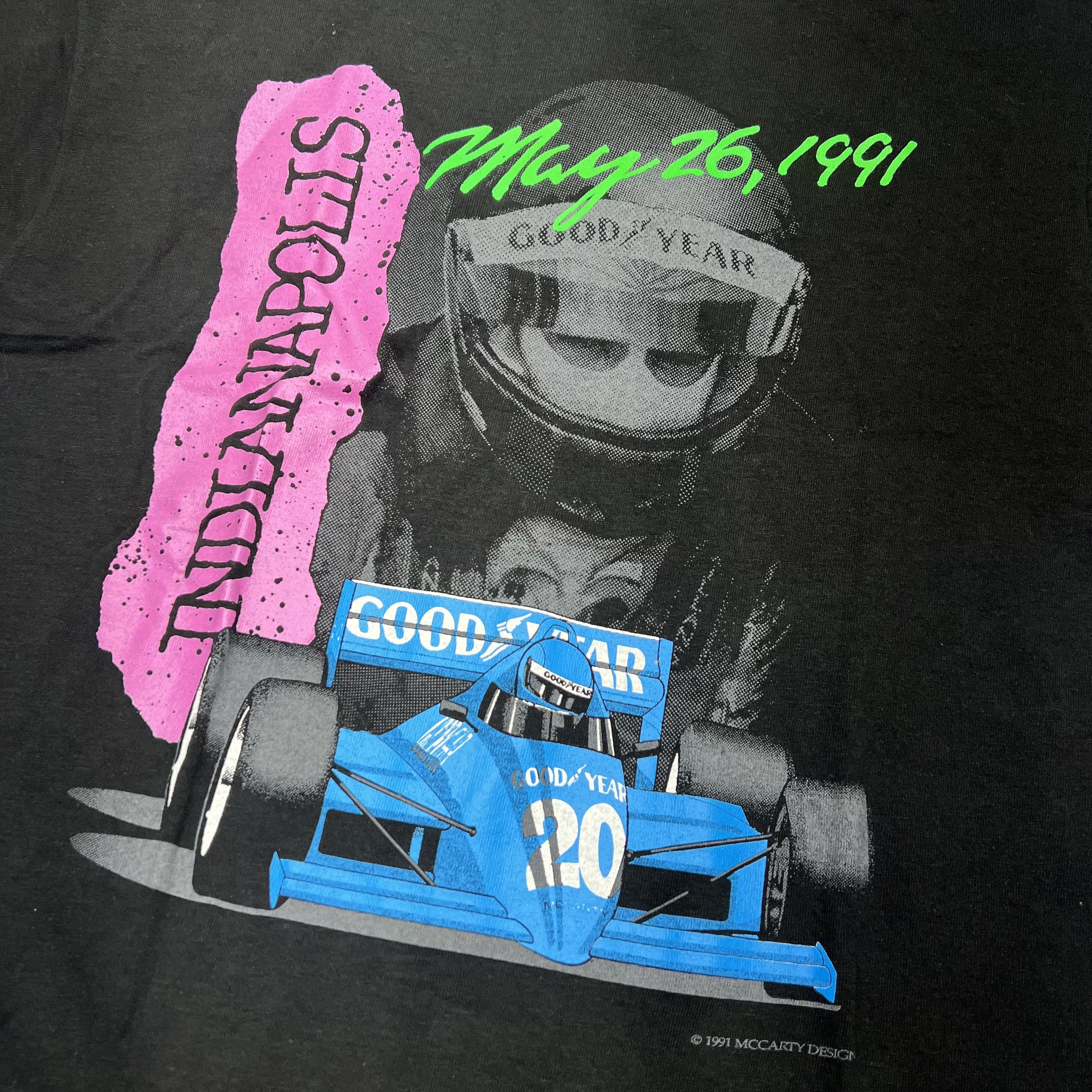 Vintage Vintage Racing Tshirt Indianapolis 1991 Size US XL / EU 56 / 4 - 2 Thumbnail