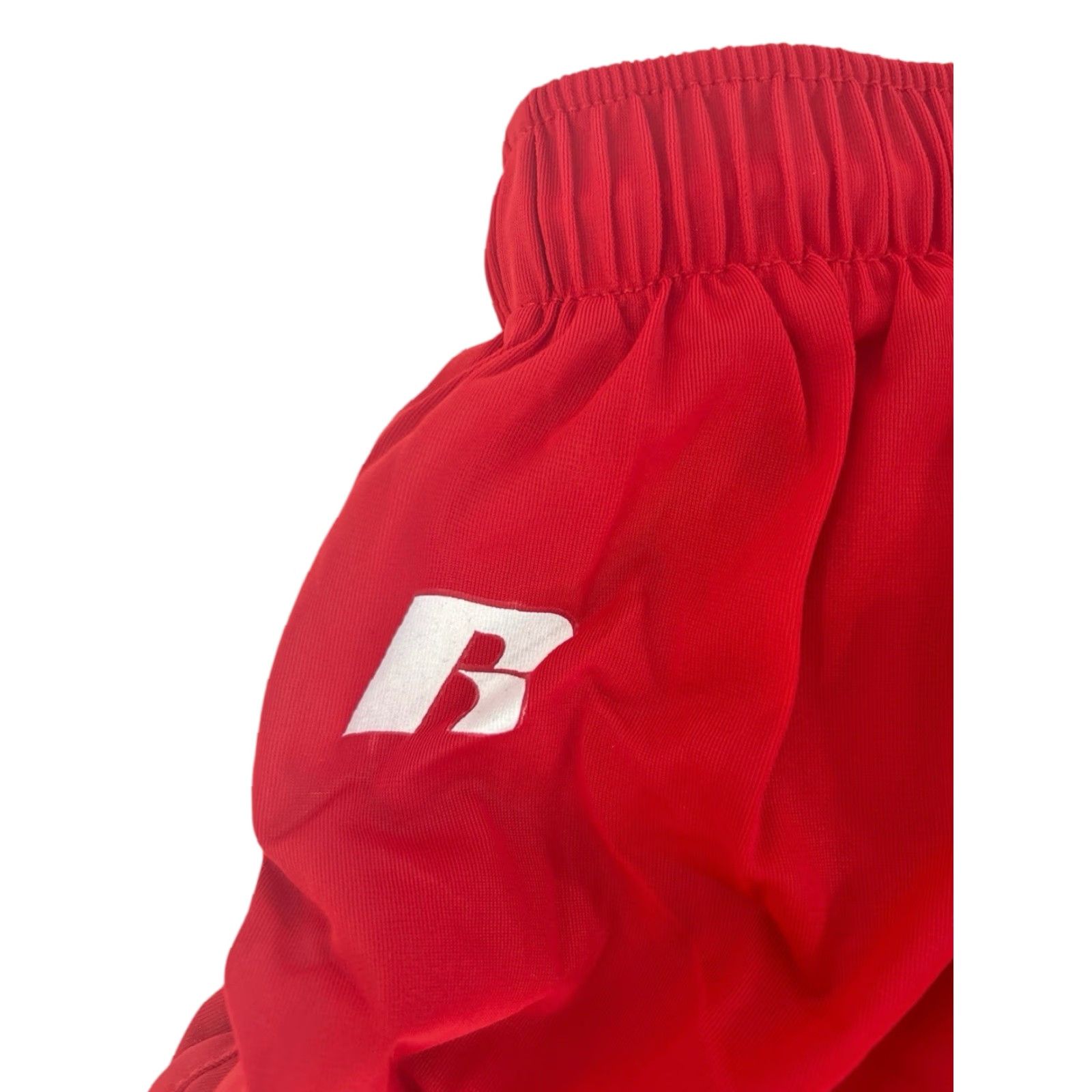 Russell Athletic VINTAGE russell athletic running shorts Mens S Red Lined Athletic 2010s Deadstock NWT R logo White drawstring Nylon Side pockets 3” inseam Mens Size US 29 - 5 Thumbnail