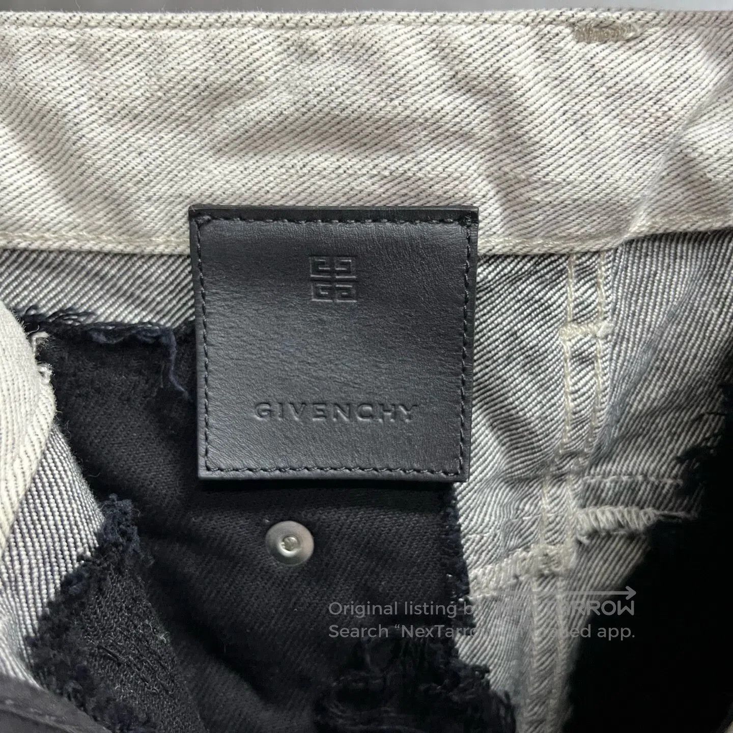 Givenchy Givenchy Punched, distressed jeans with contrasting colors Size US 33 - 3 Thumbnail