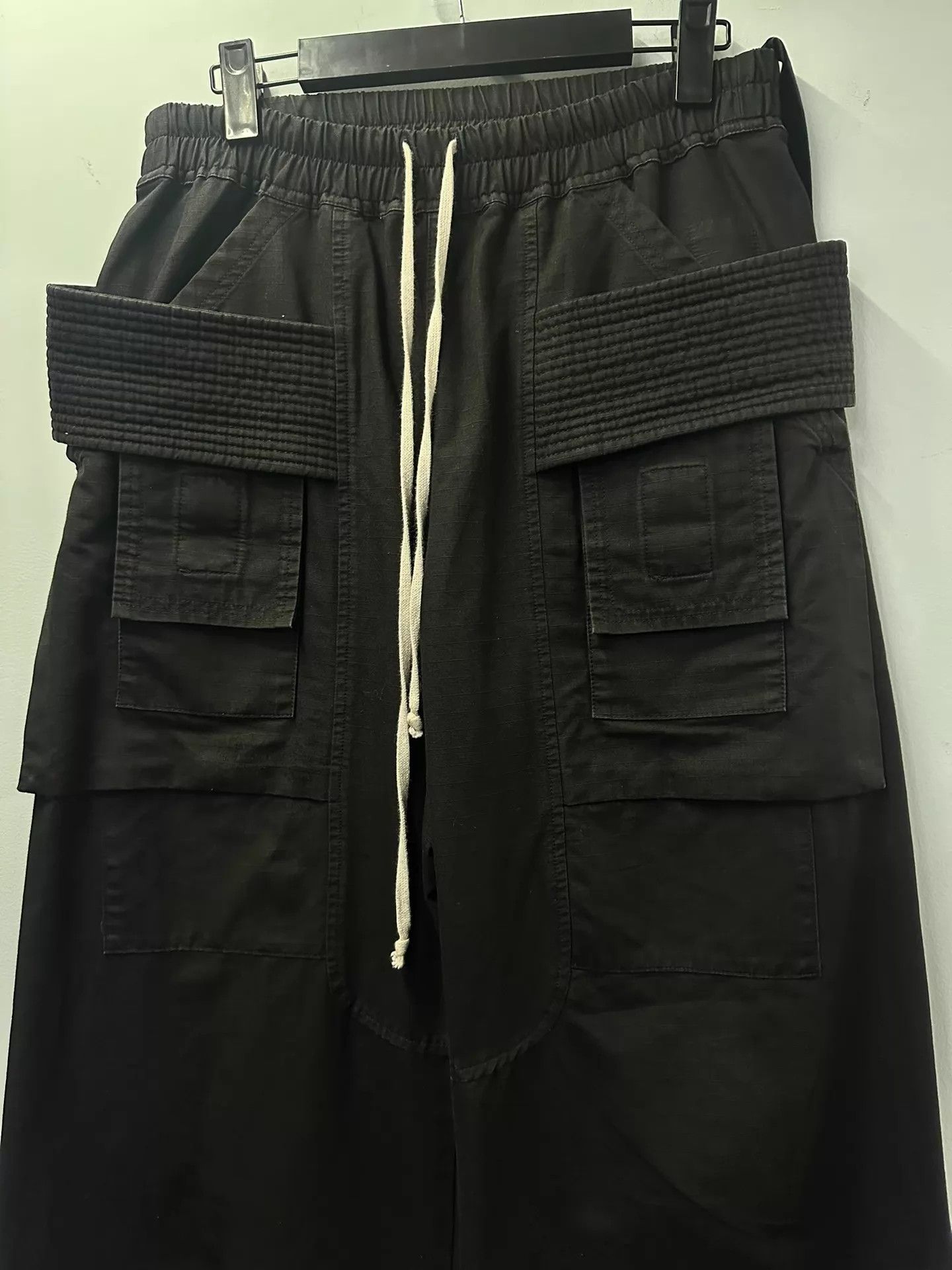 Rick Owens Rick Owens Double Ring Wide-Leg Nylon Pants S Size US 29 - 2 Thumbnail