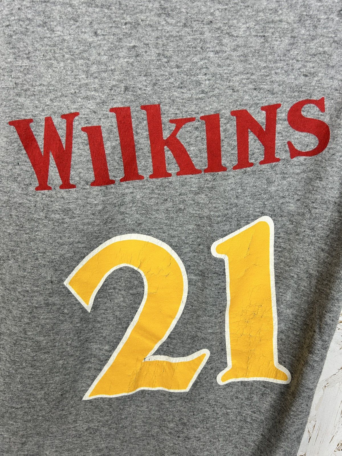 Starter 80s Vintage Starter Atlanta Hawks #21 Dominique Wilkins Top Size US XL / EU 56 / 4 - 7 Thumbnail