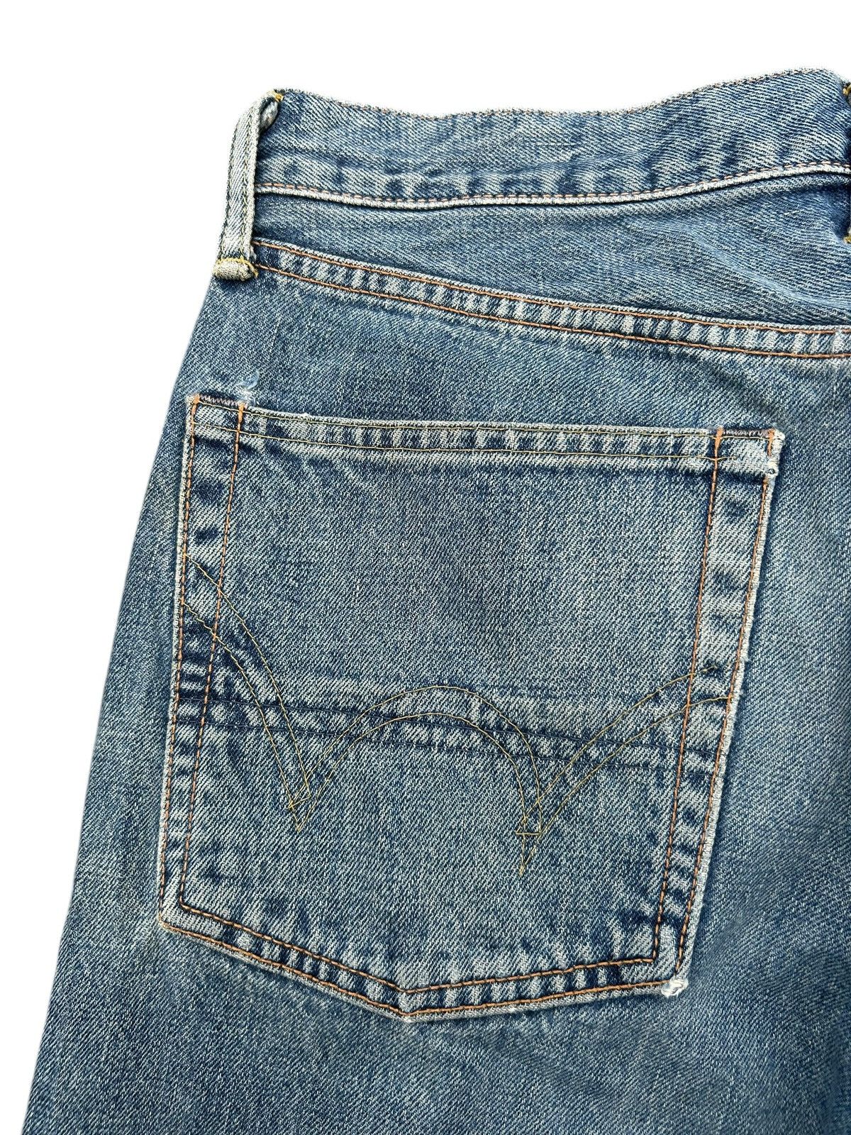 Kapital Vintage Edwin 505X Selvedge Distressed Denim Jeans Size US 32 / EU 48 - 12 Thumbnail