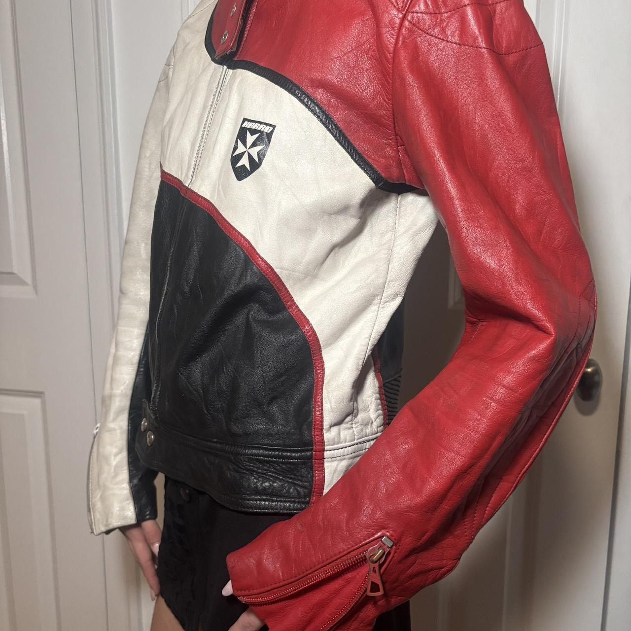 Other Vintage German Leather Racing Jacket Size S / US 4 / IT 40 - 4 Thumbnail