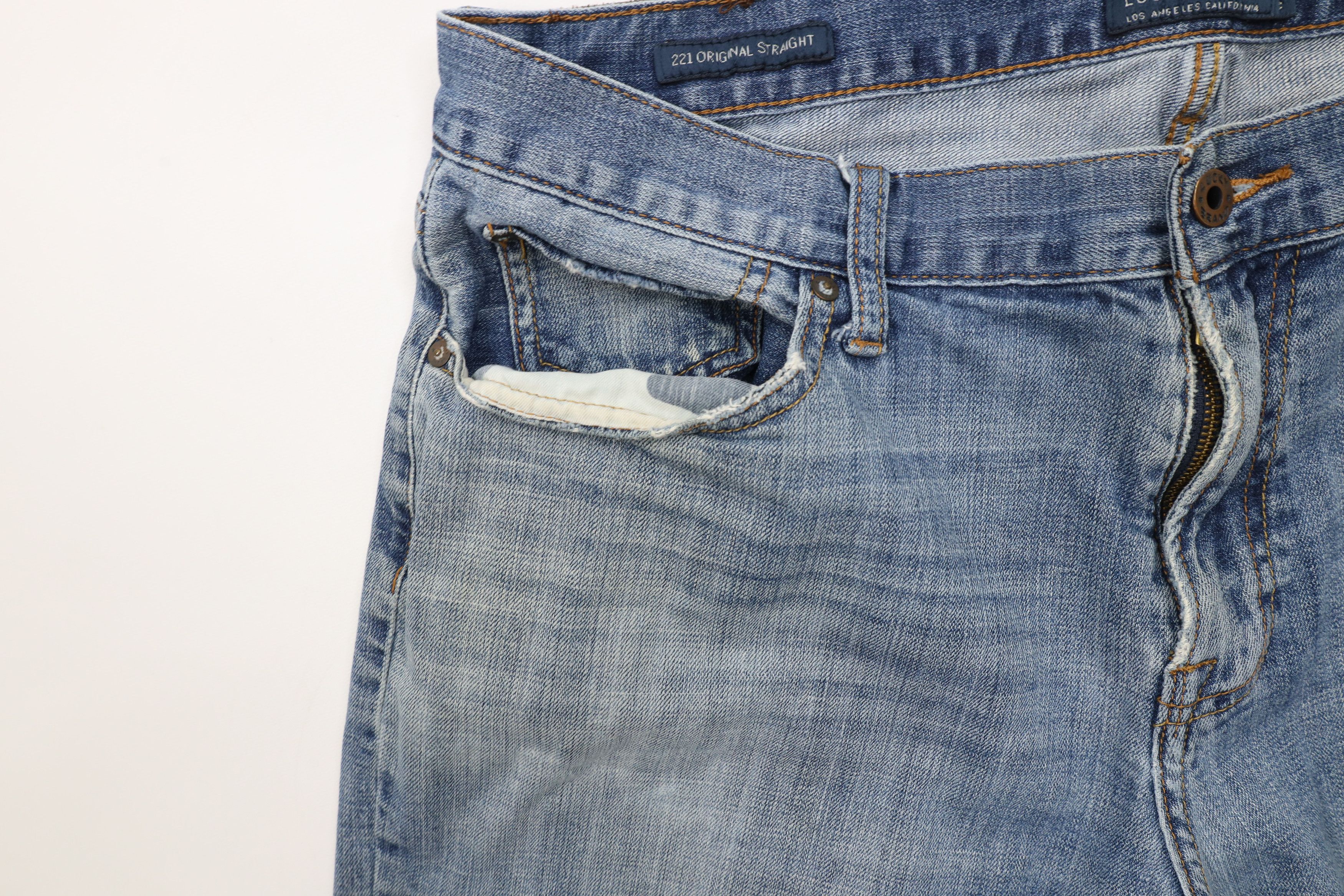 Lucky Brand × Vintage Vintage Y2K Lucky Brand 221 Original Straight Leg Jeans Size US 38 / EU 54 - 7 Thumbnail