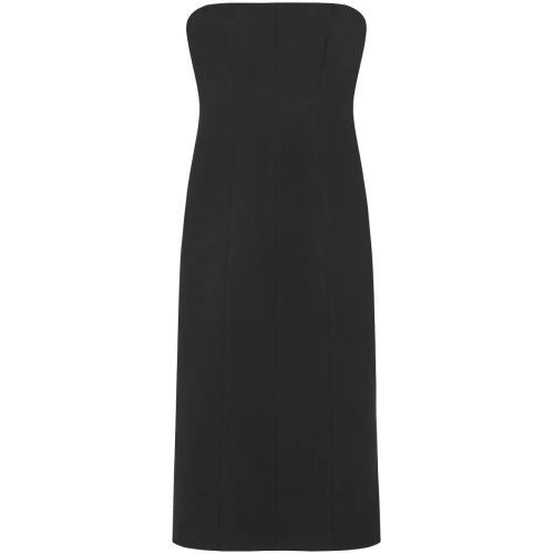16Arlington o1mle1125 Noctula Midi Dress in Black Size L / US 10 / IT 46 - 1 Thumbnail