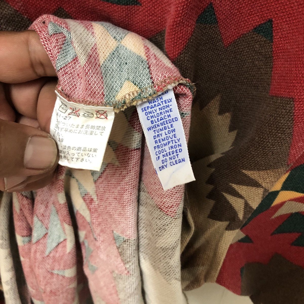 Polo Ralph Lauren Vintage Polo Ralph Lauren Navajo Polo Shirt Rare Size US S / EU 44-46 / 1 - 8 Thumbnail