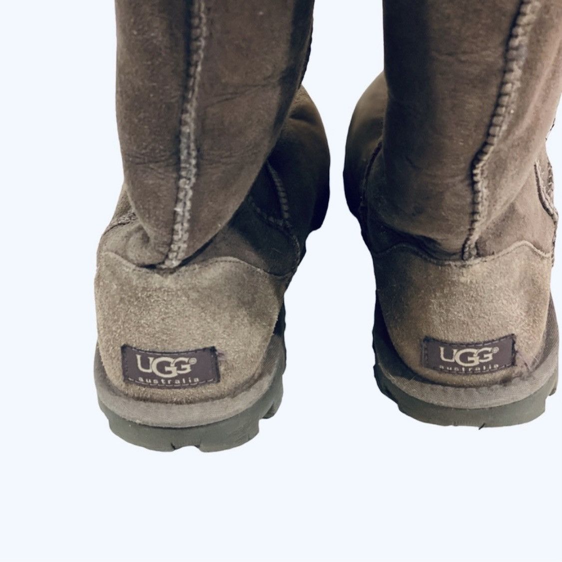 Ugg UGG Tall Classic Boots Grey Gray Fur Lined Thick Sole 7 Size US 7 / IT 37 - 5 Thumbnail